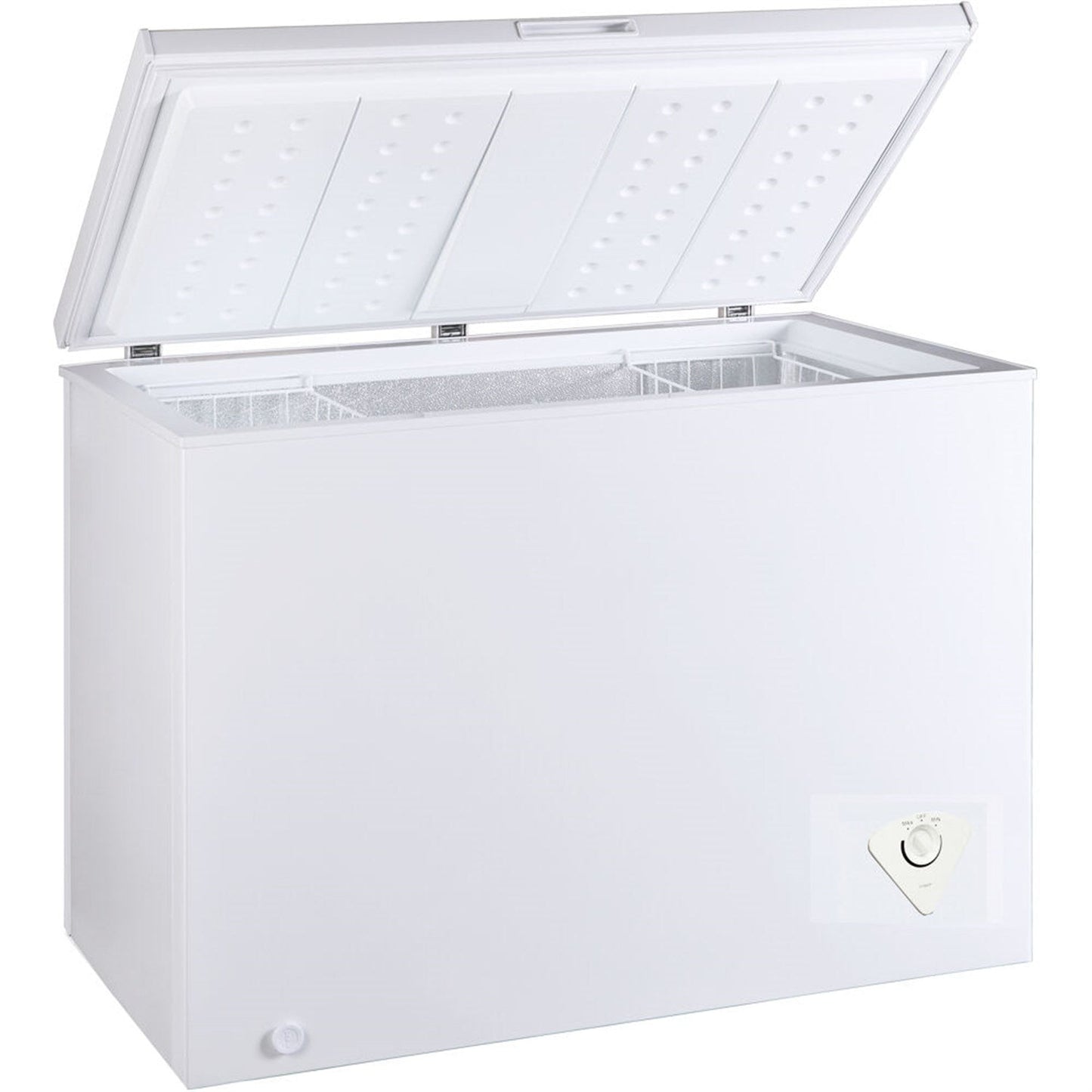 Midea Freestanding Chest Compact Freezer with 10.2 cu. ft. Capacity, White Door, Manual Defrost, UL Certification in Wite