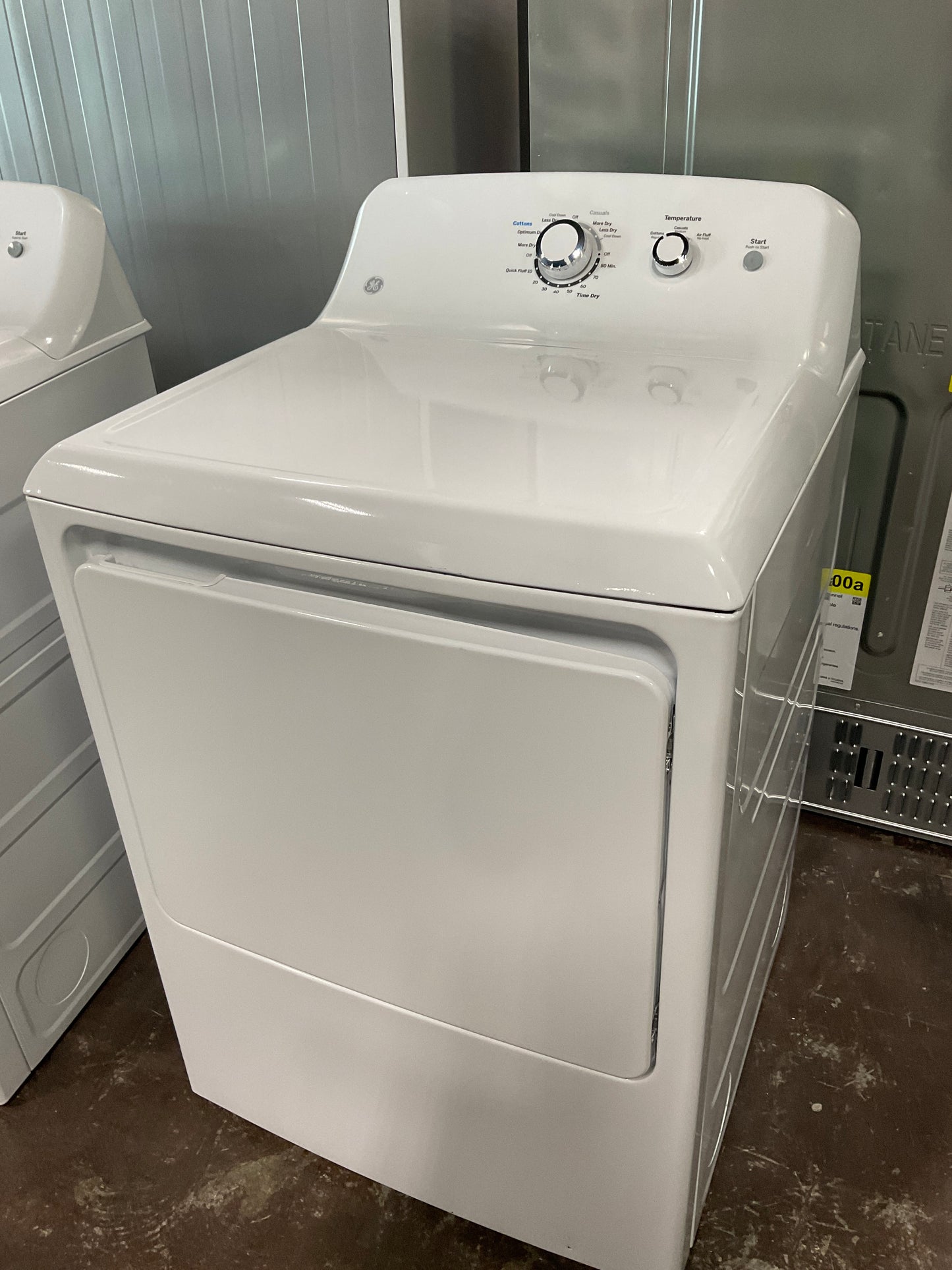 Front view, door closed