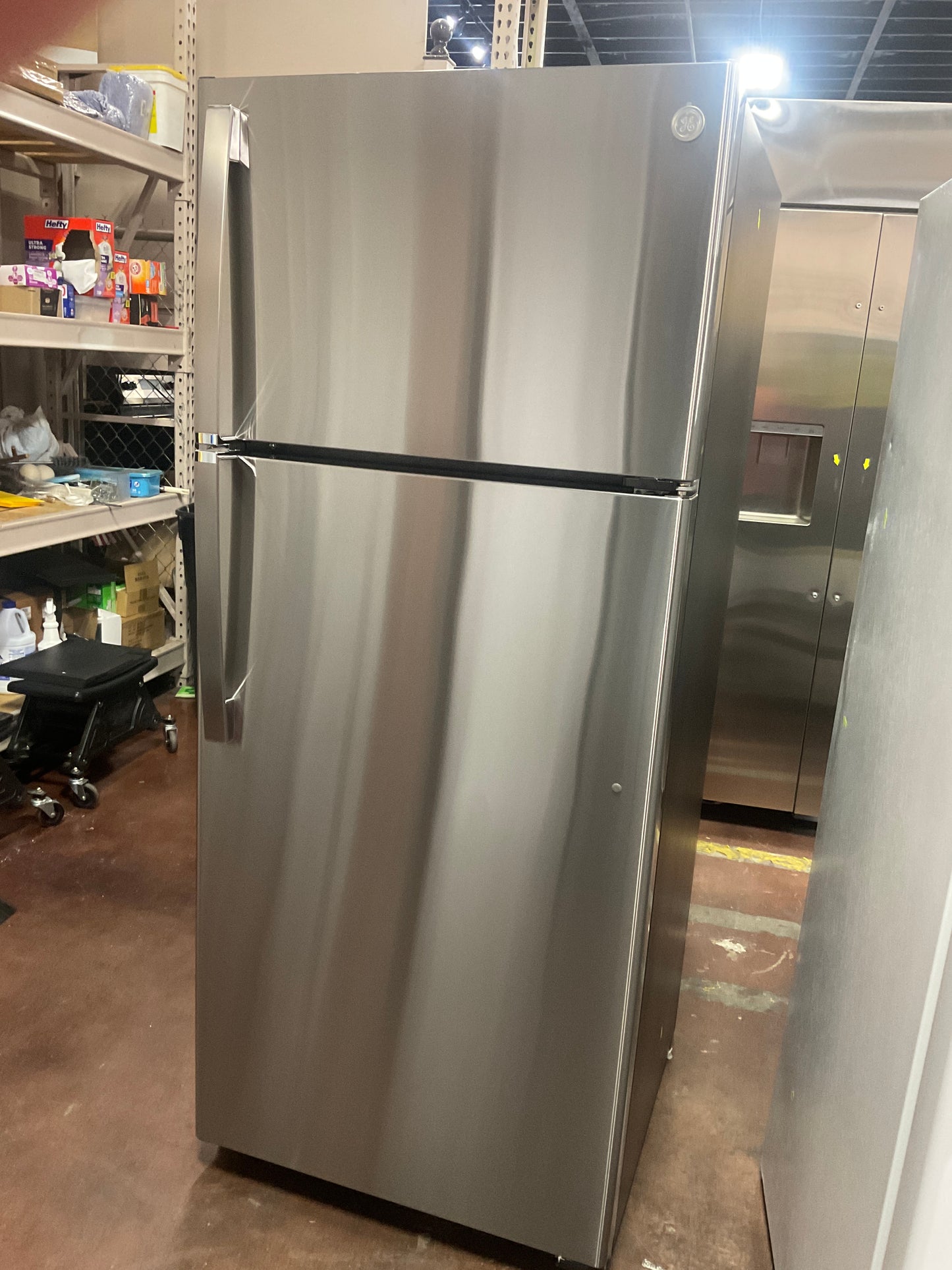 Front view, door closed