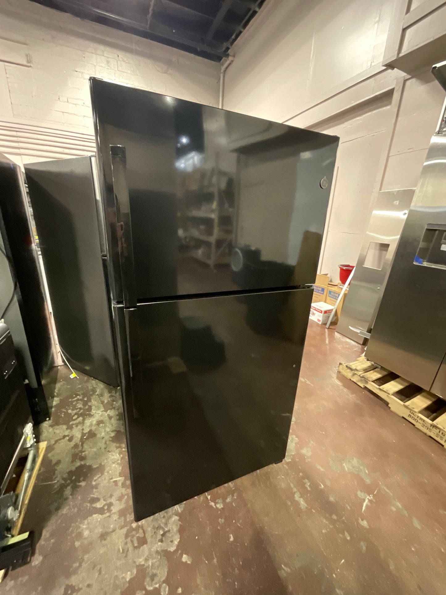 Front view, door closed