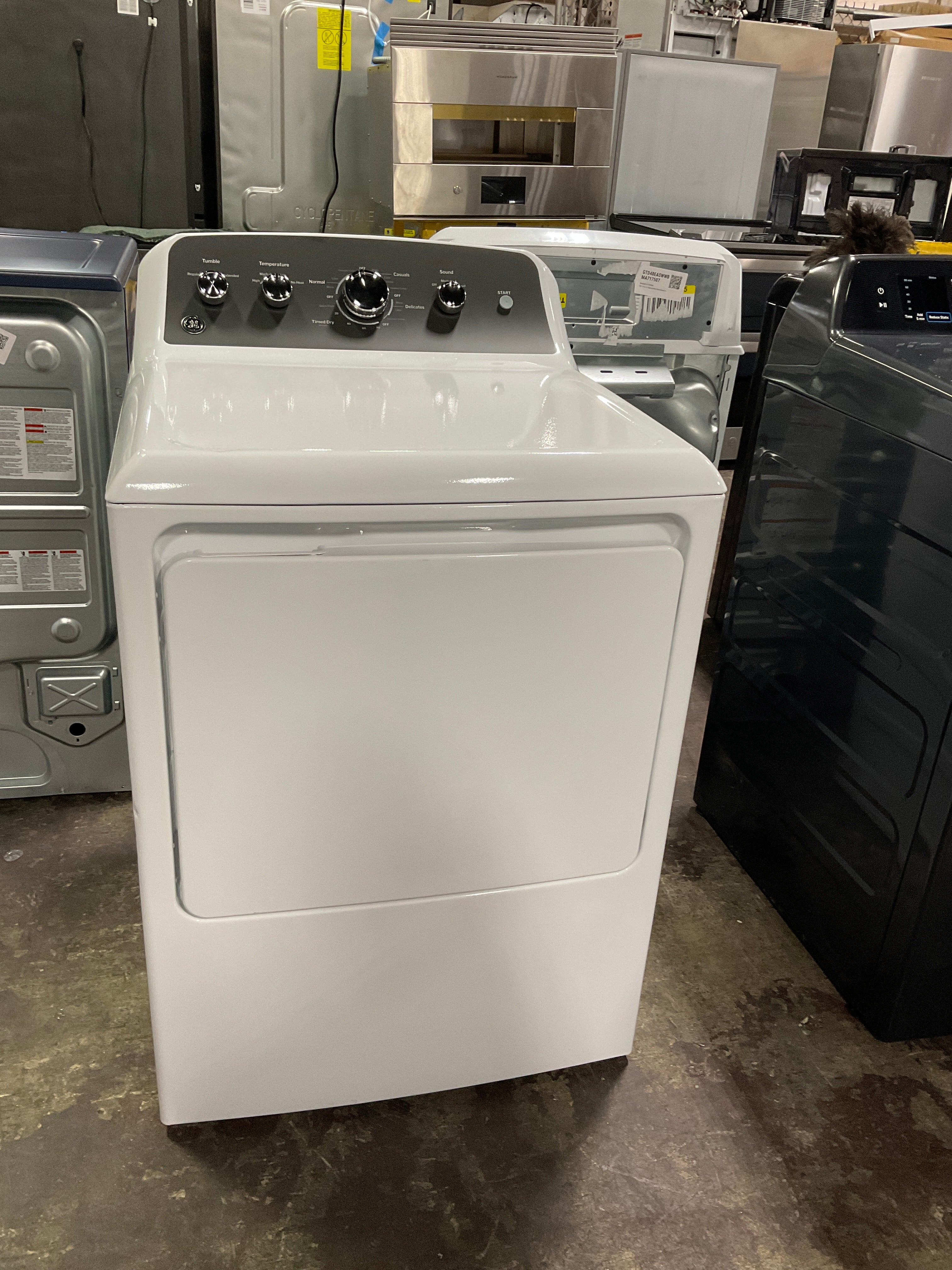 Front view, door closed