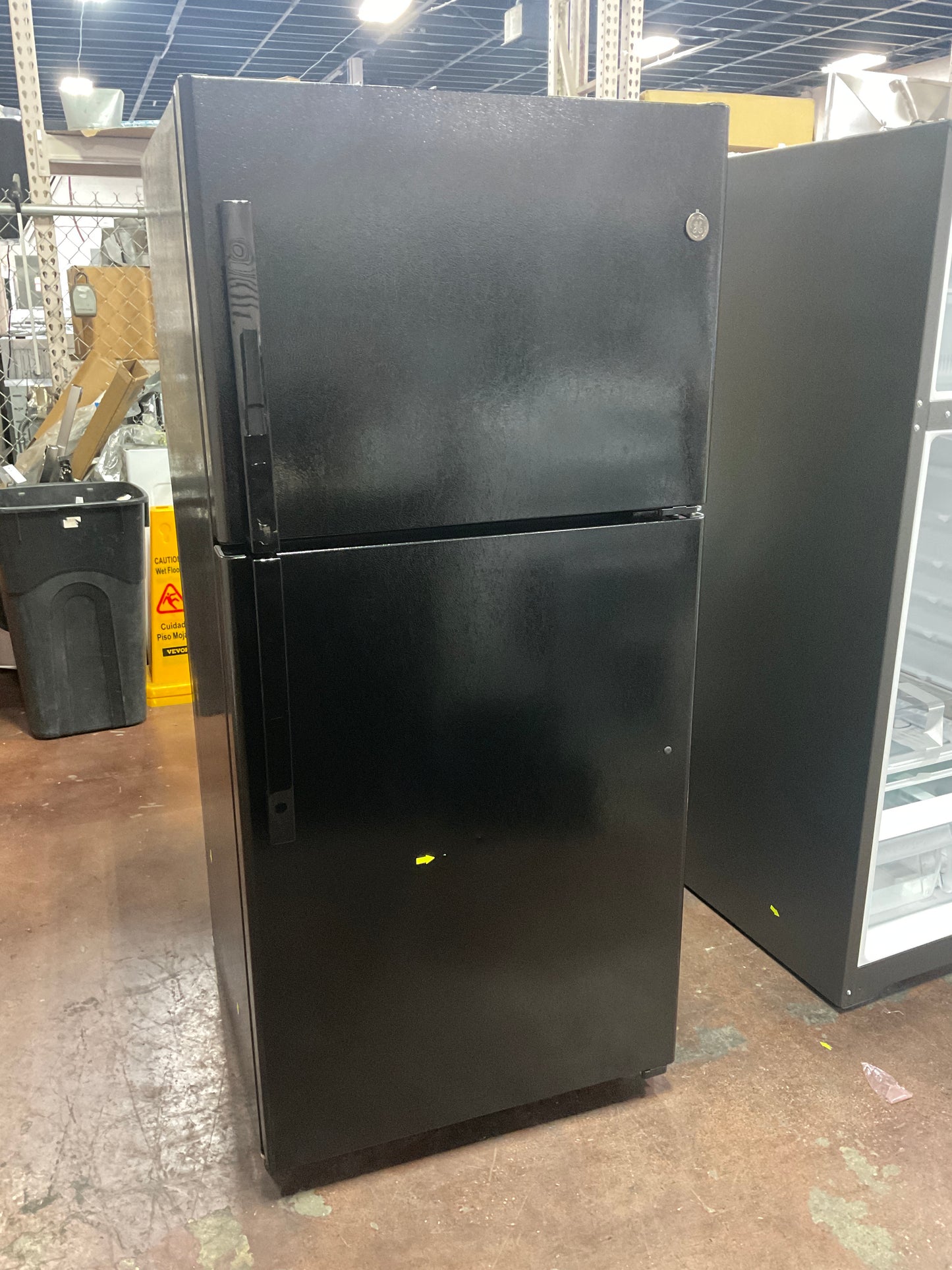 Front view, door closed