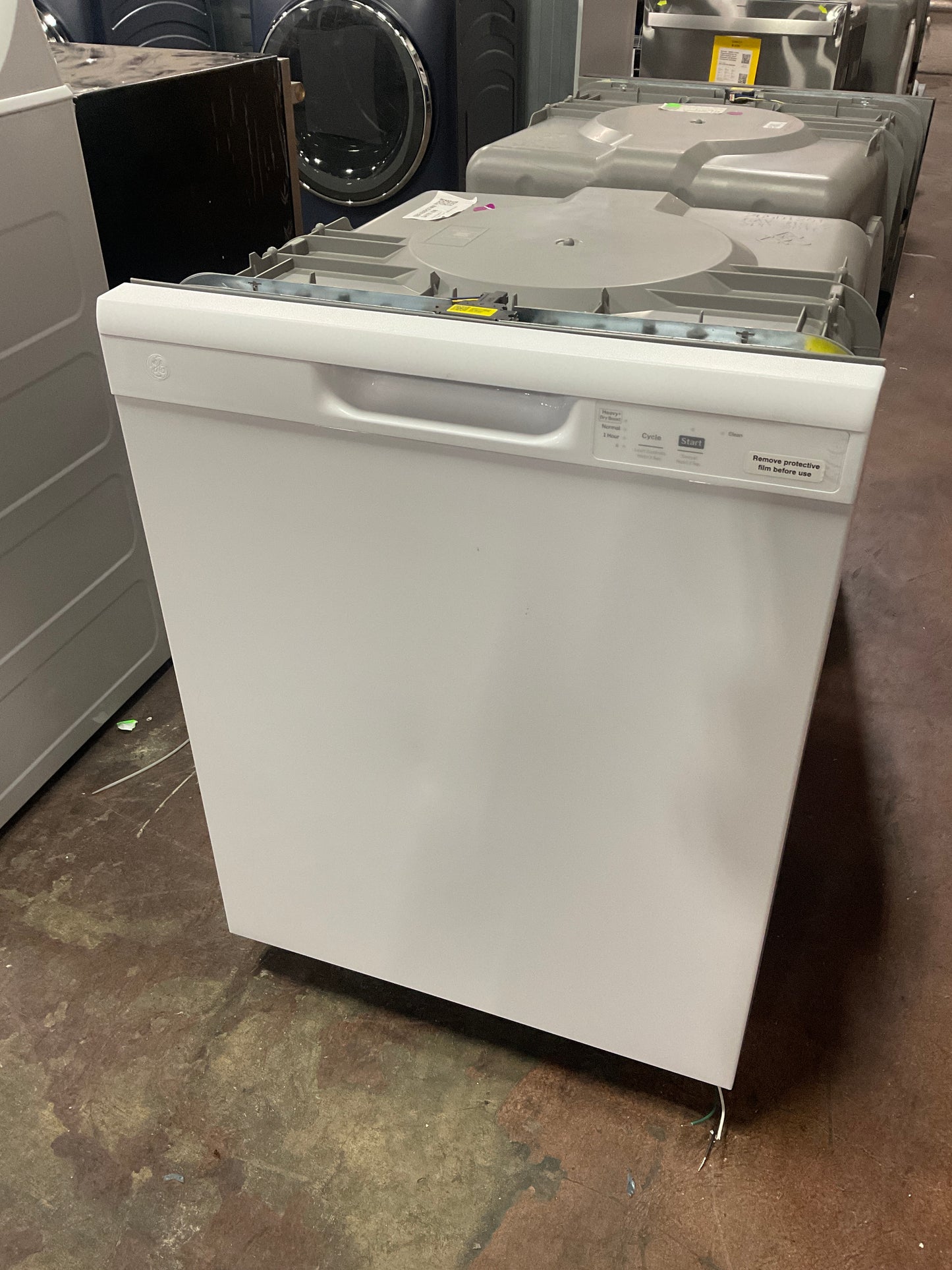 Front view, doors closed