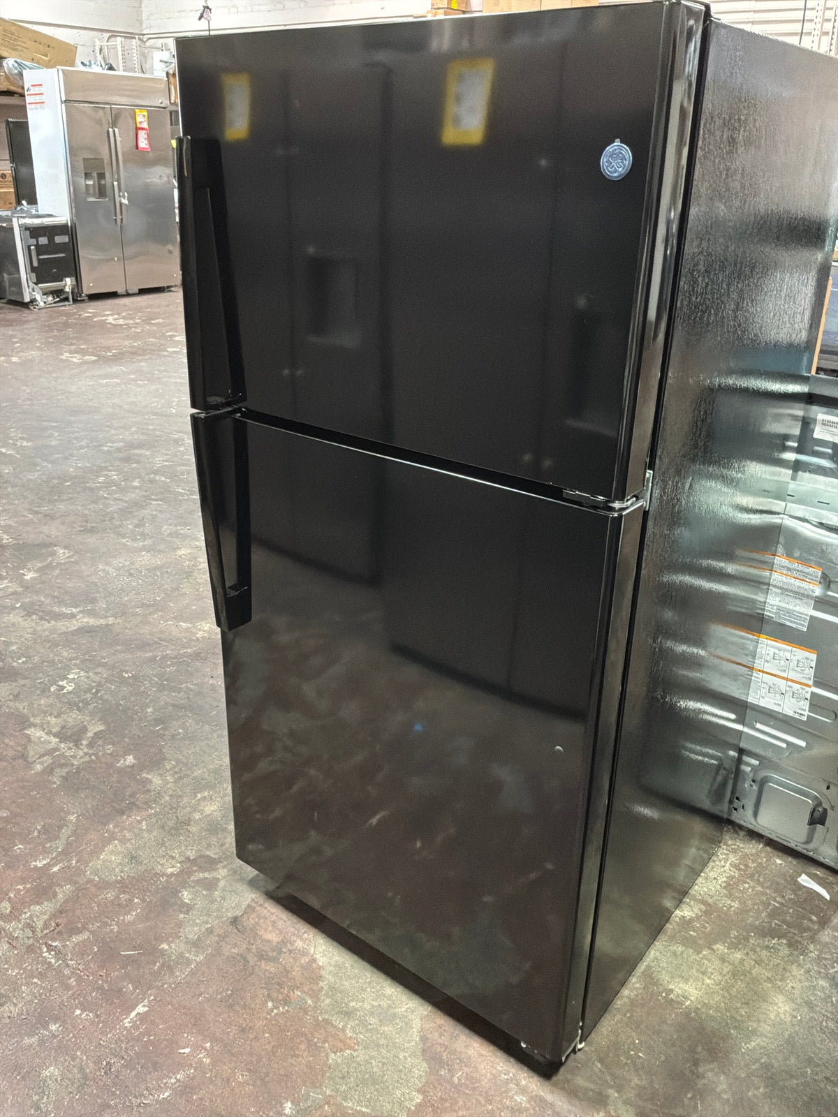 Front view, door closed