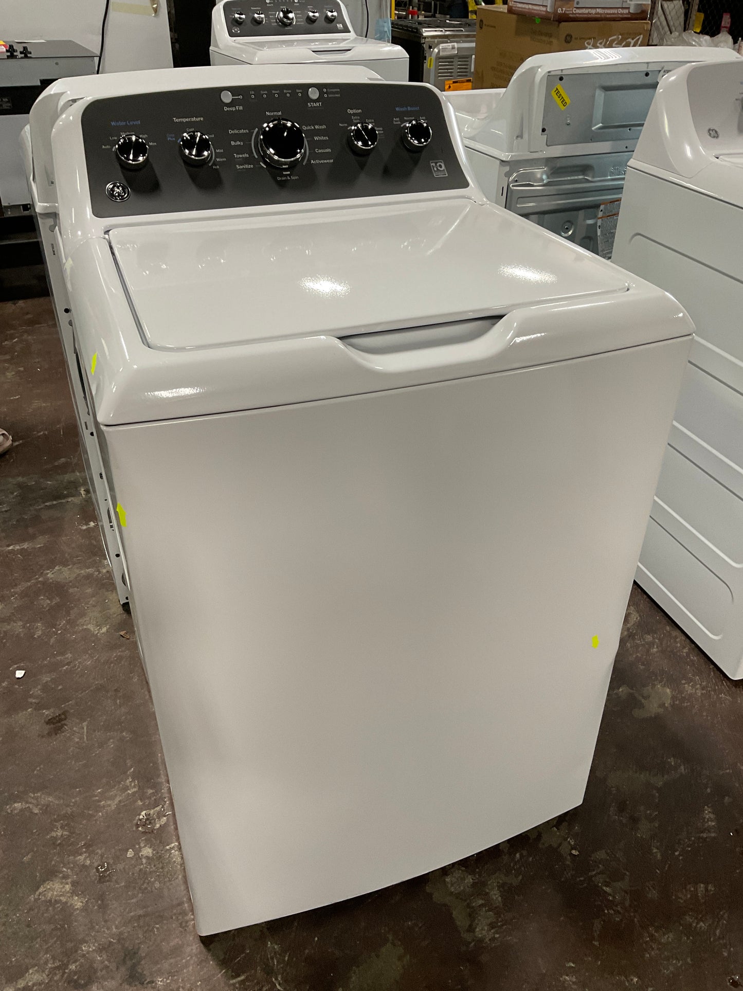 Front view, door closed