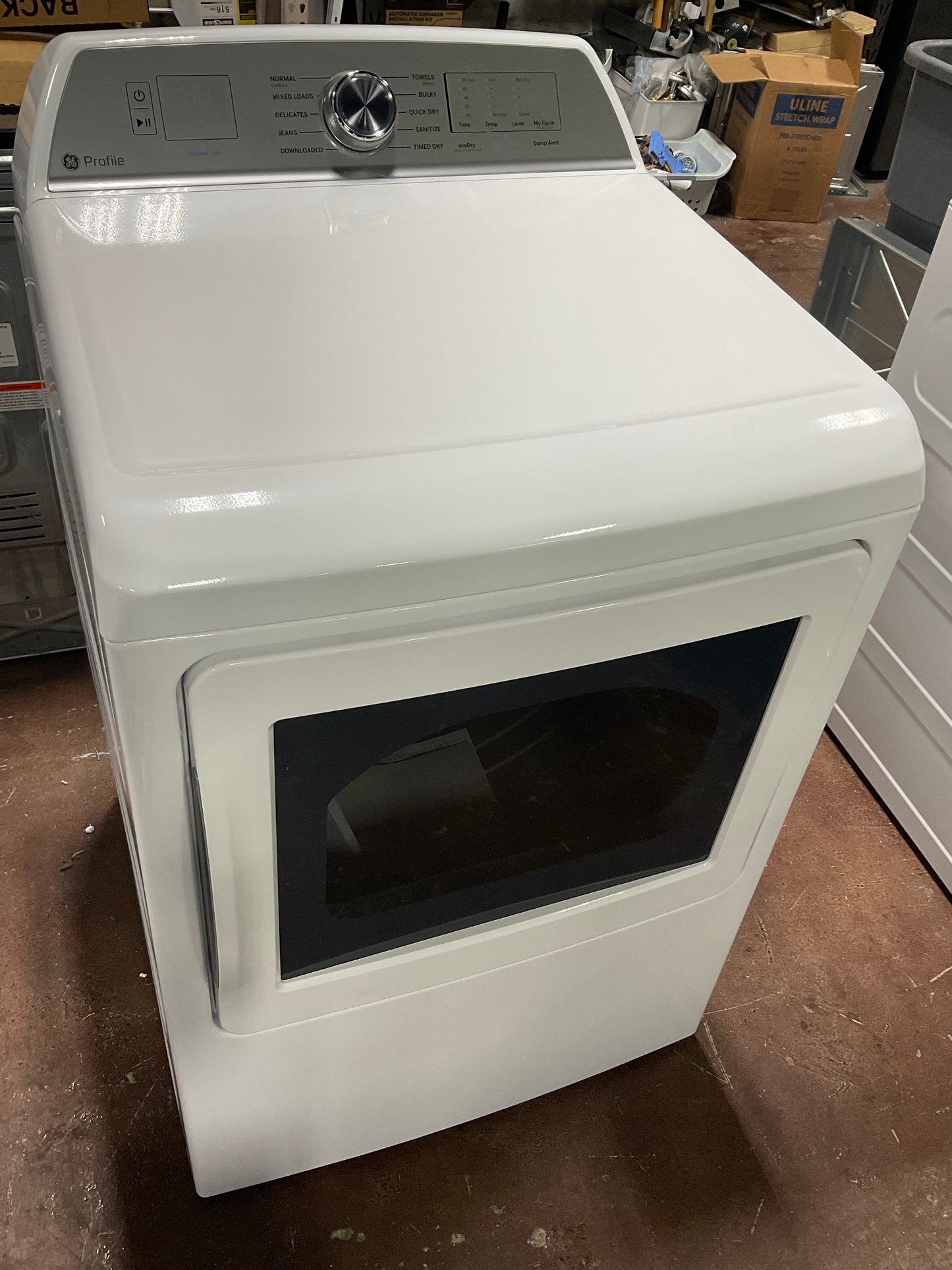 Front view, door closed