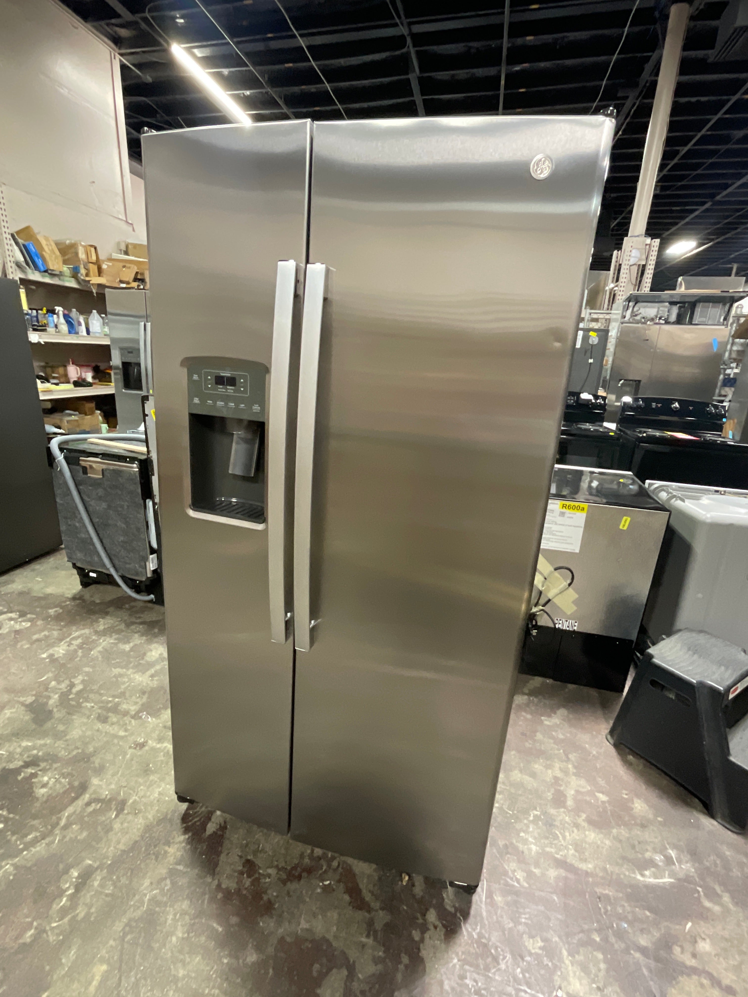 Front view, door closed