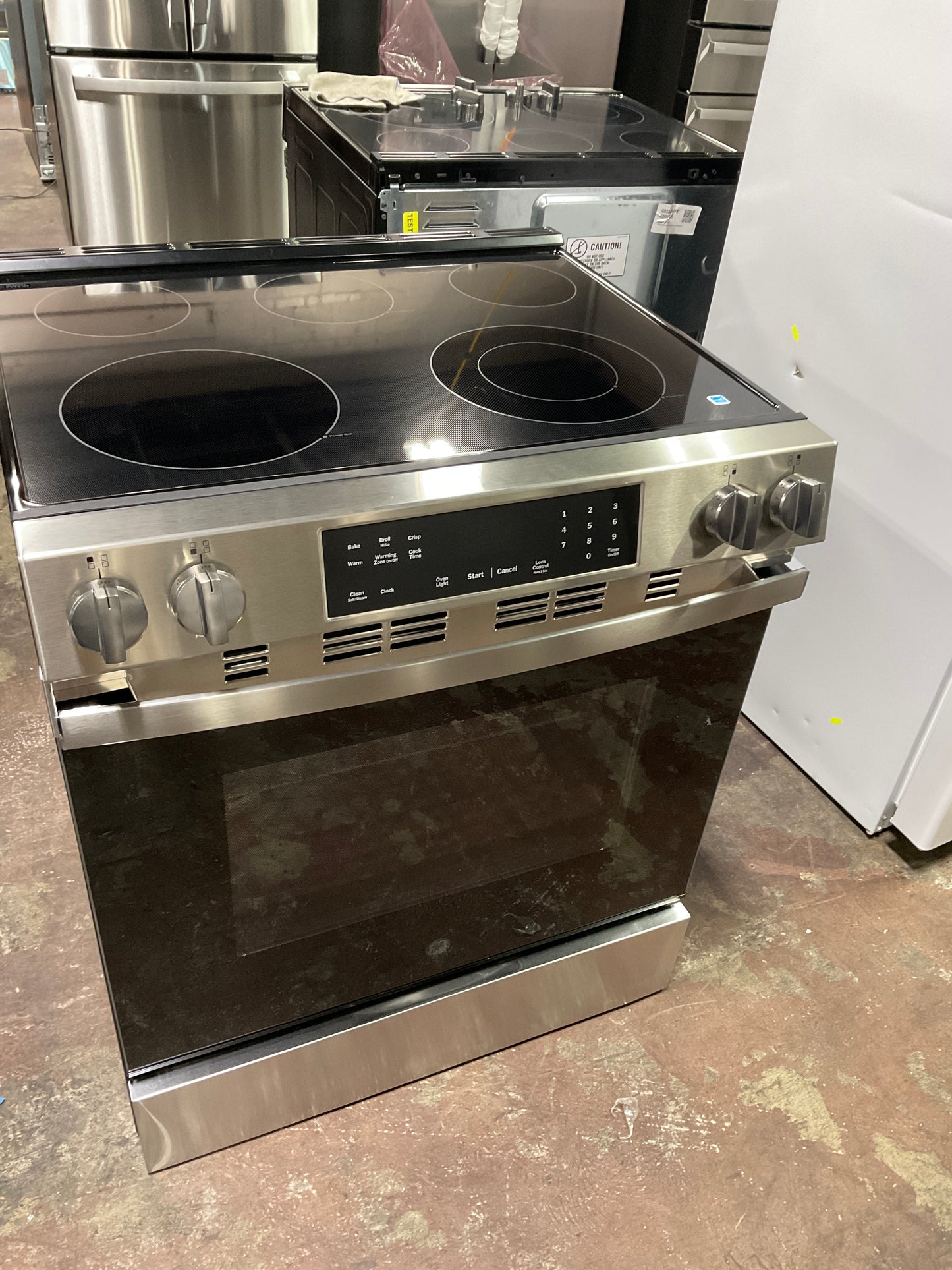 Front view, oven-door closed