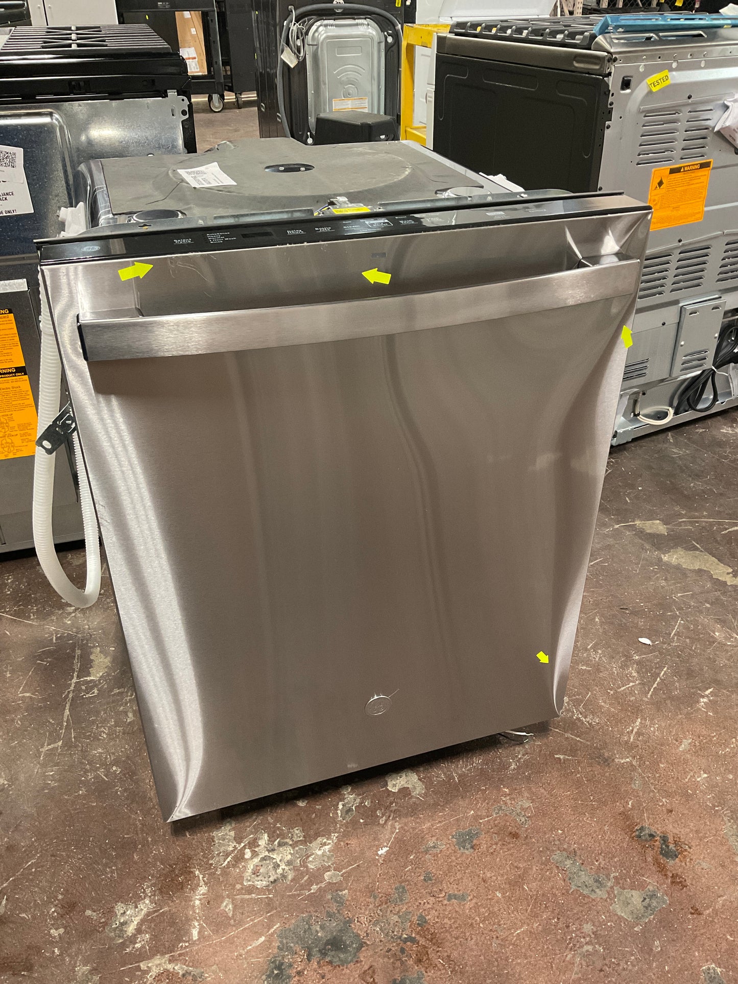 Front view, doors closed