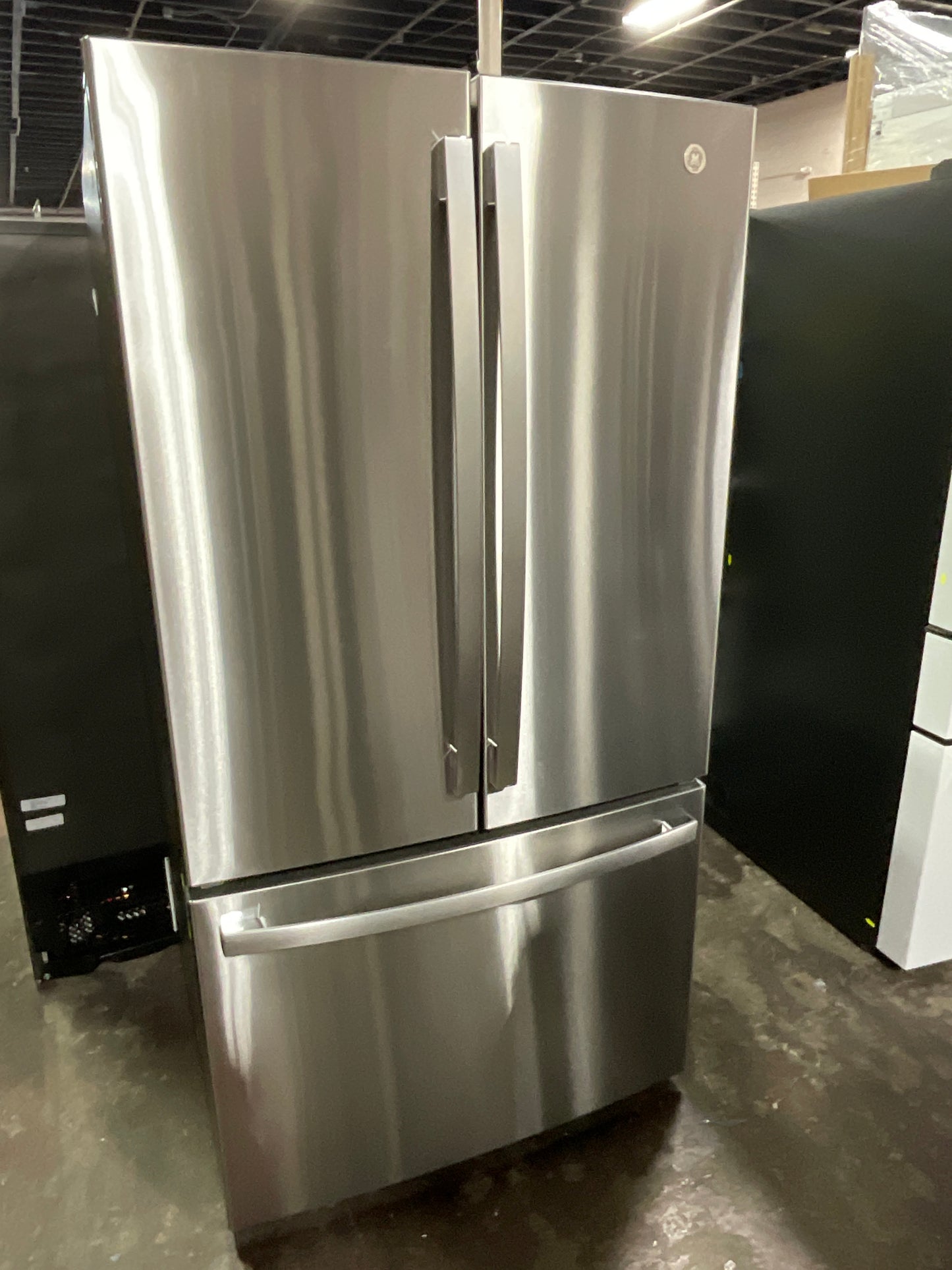 Front view, door closed