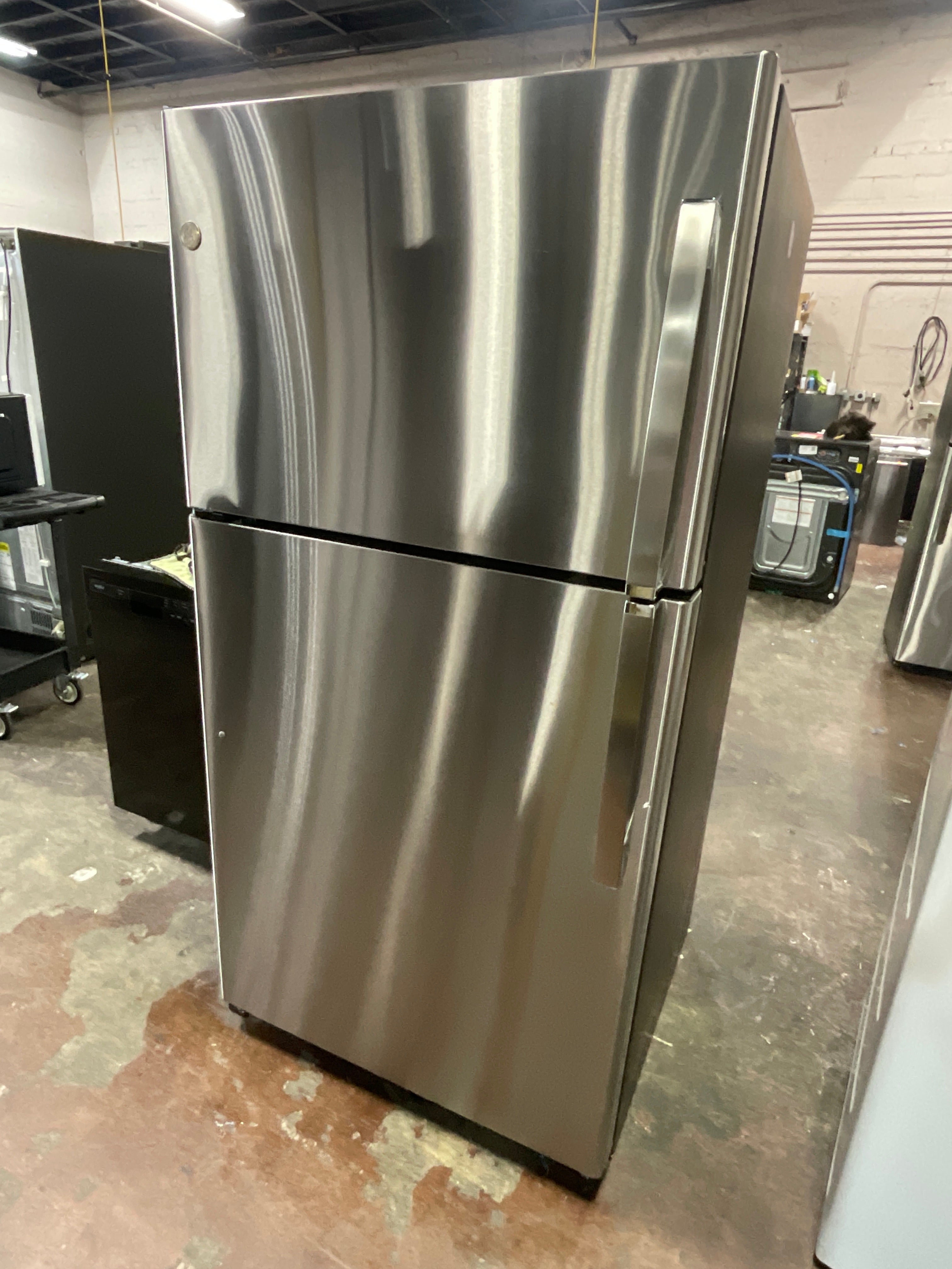 Front view, door closed