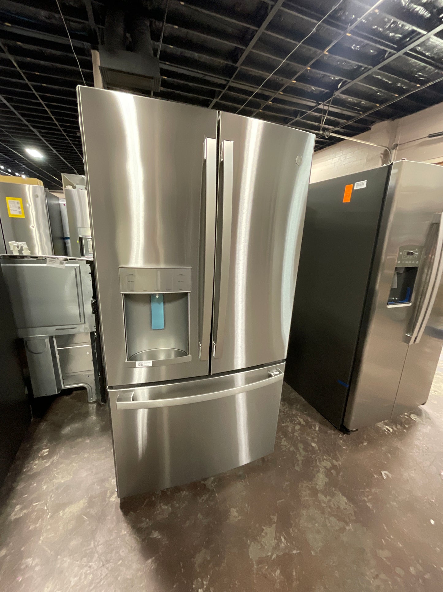 Front view, door closed