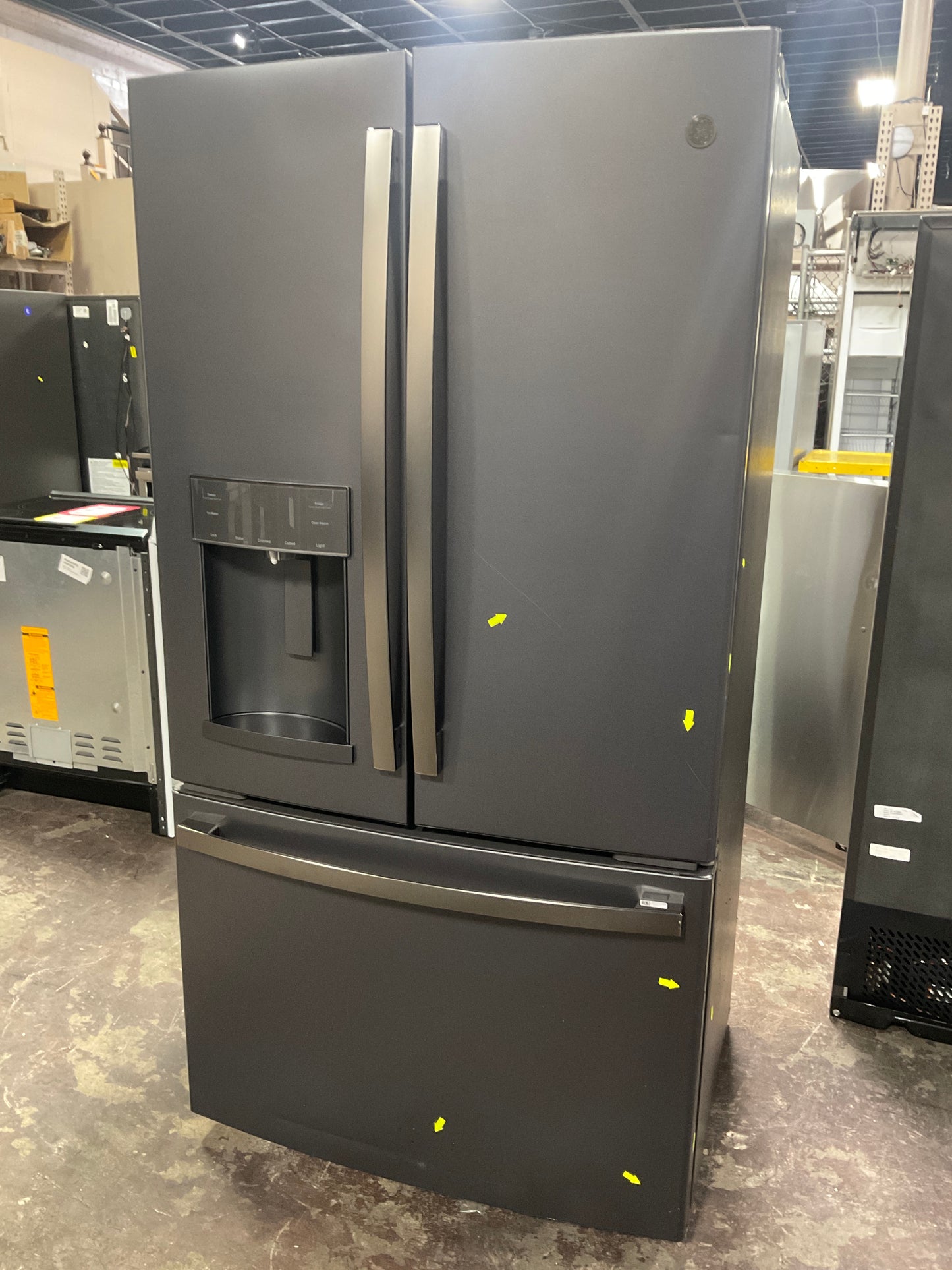 Front view, door closed