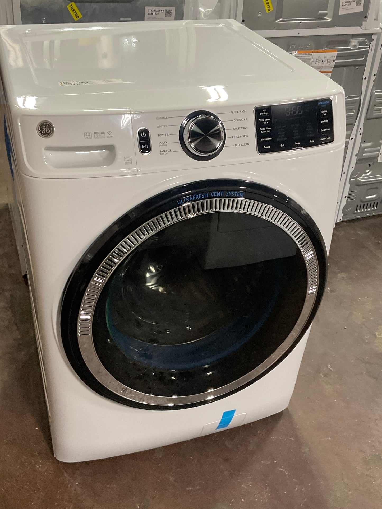 Front view, door closed