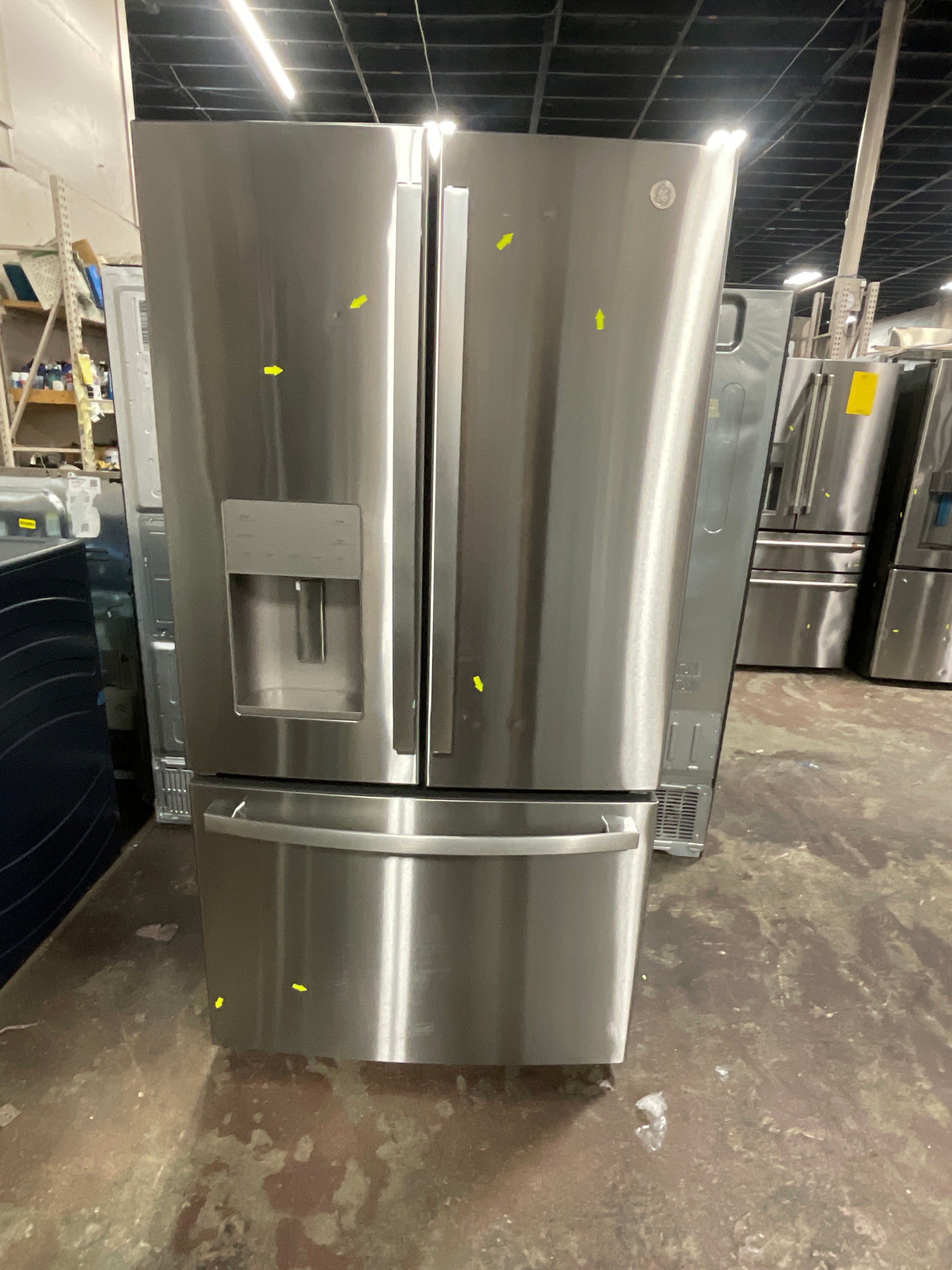 Front view, door closed