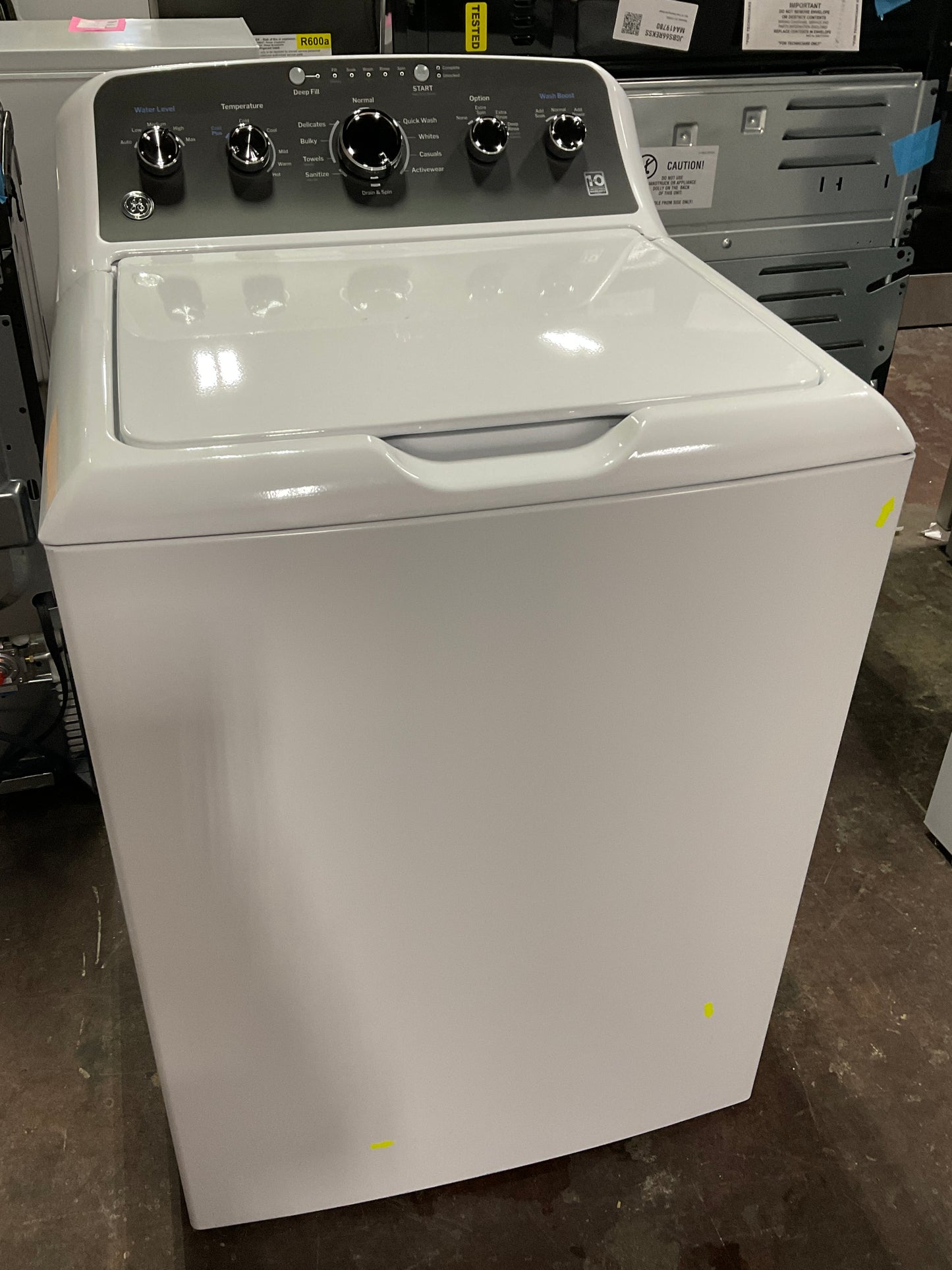 Front view, door closed