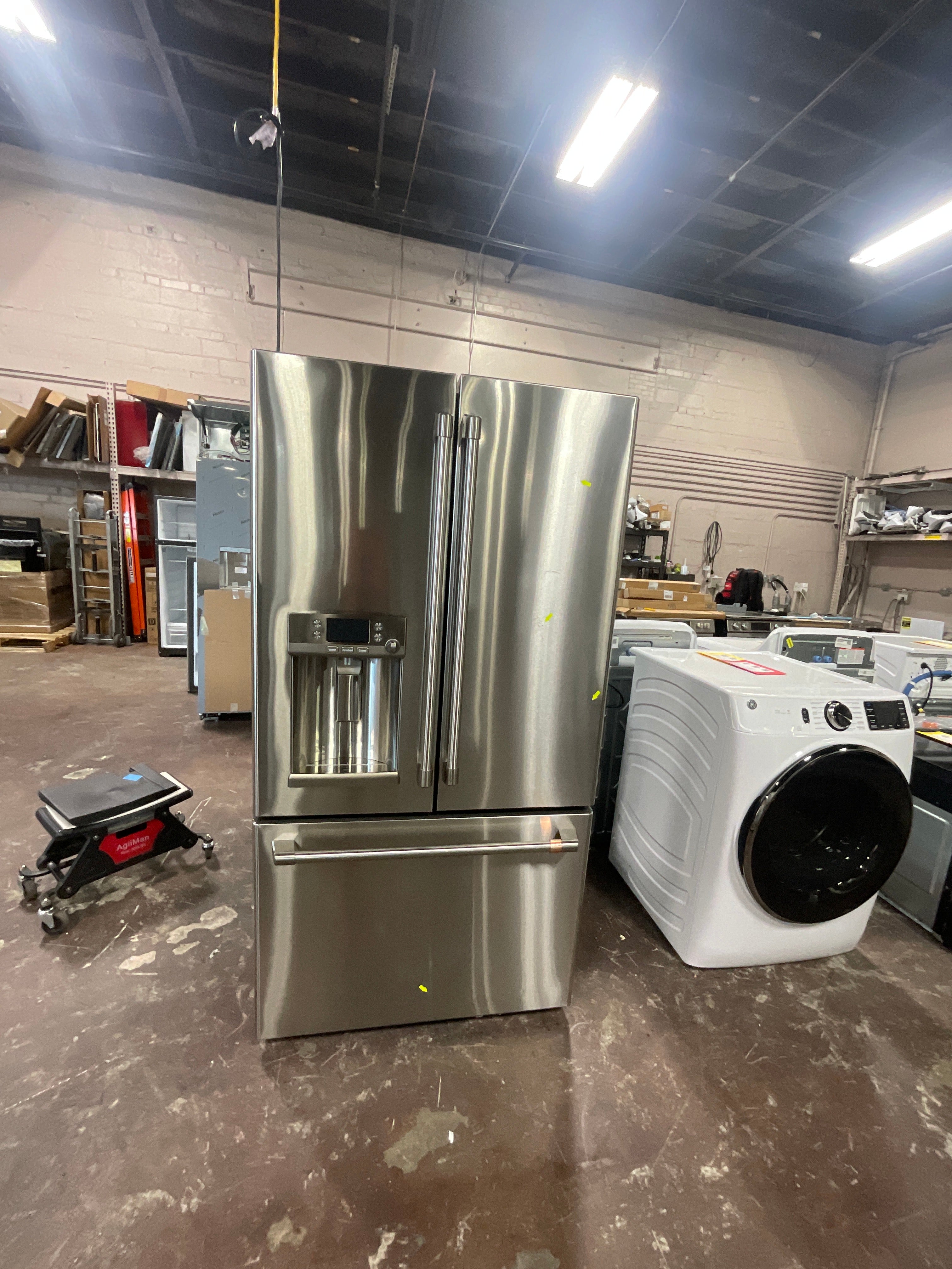 Front view, door closed