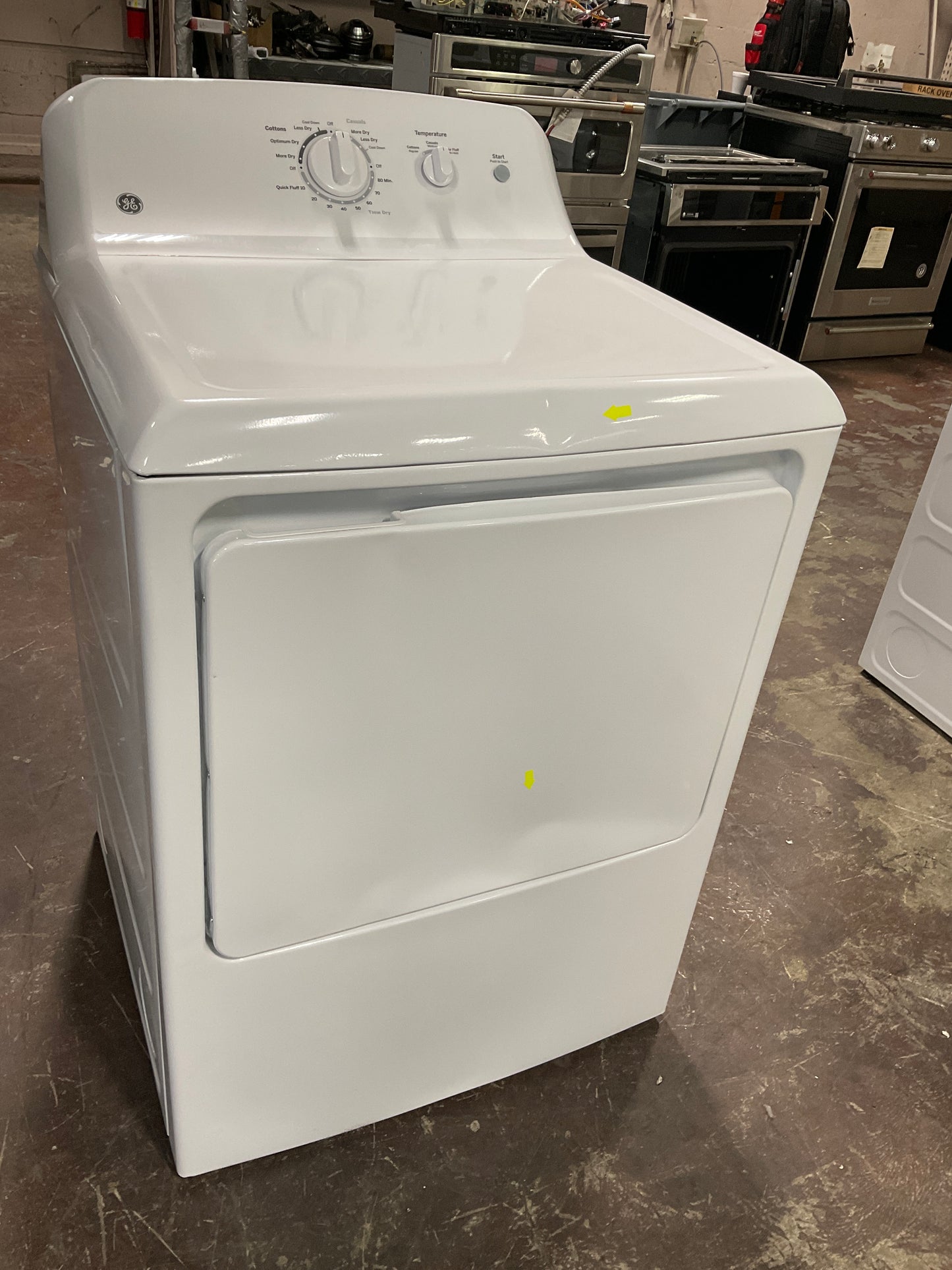 Front view, door closed