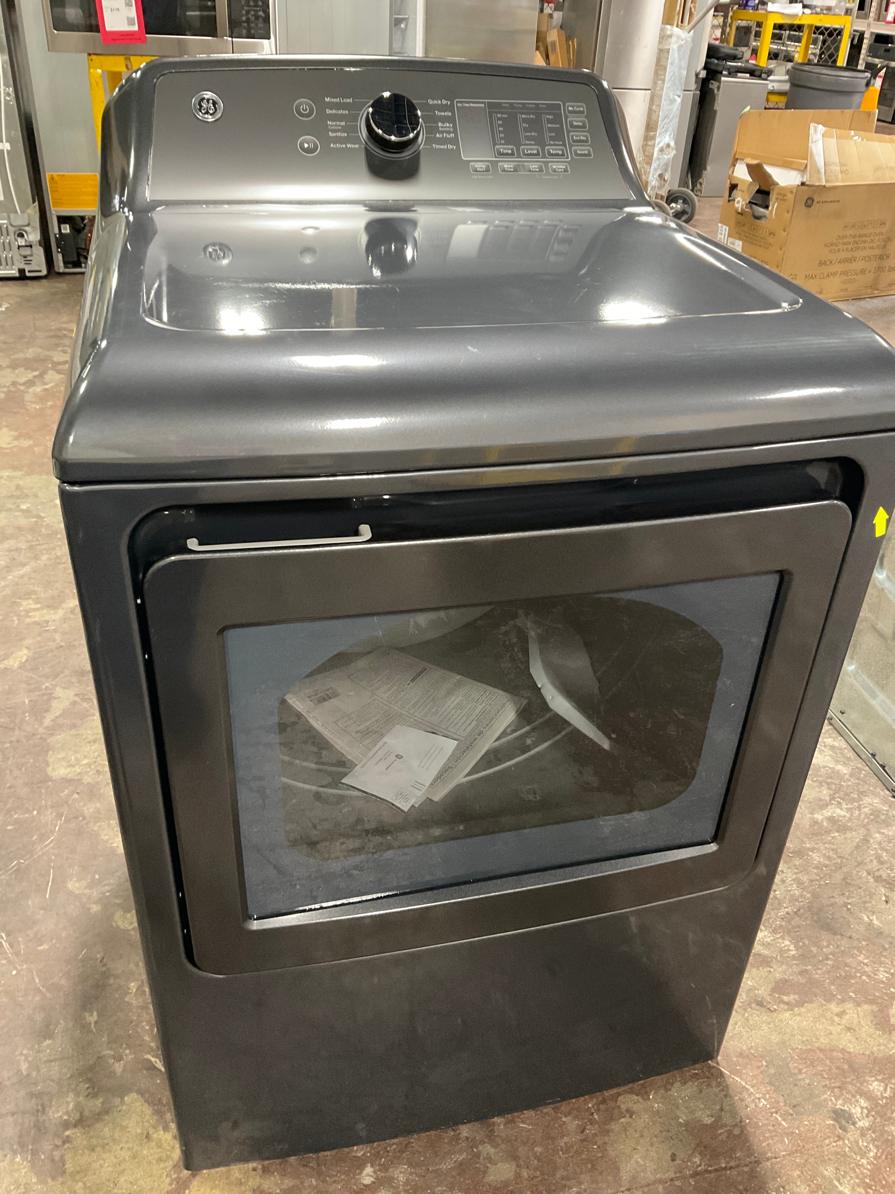 Front view, door closed