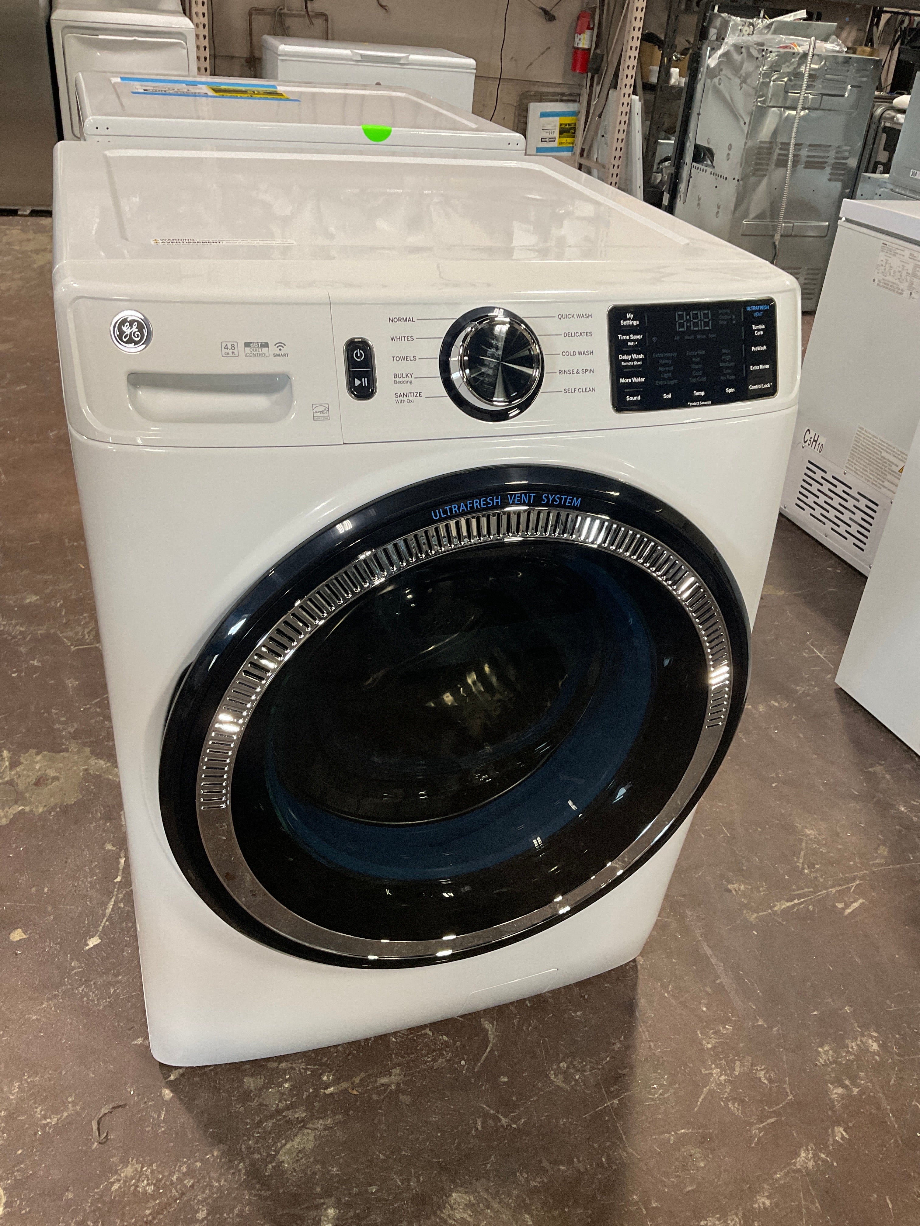 Front view, door closed