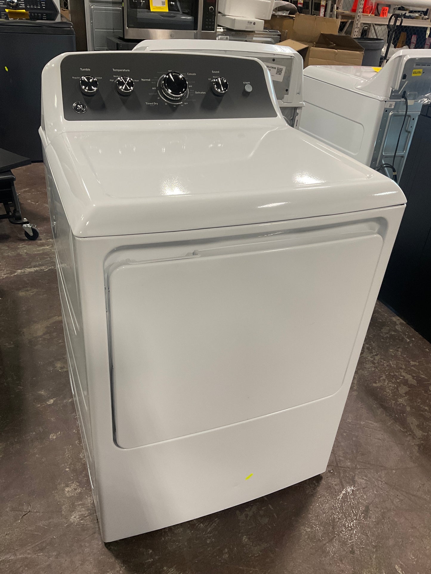 Front view, door closed