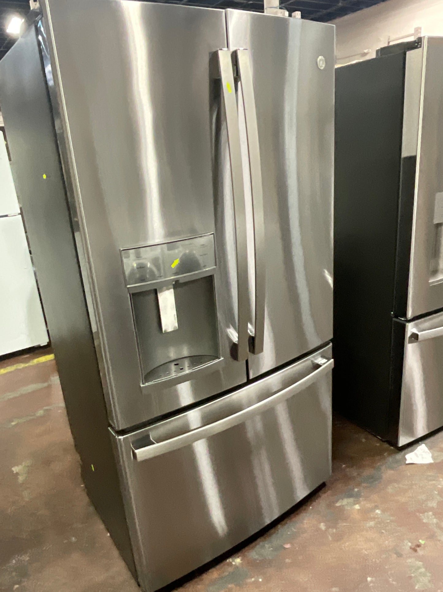 Front view, door closed