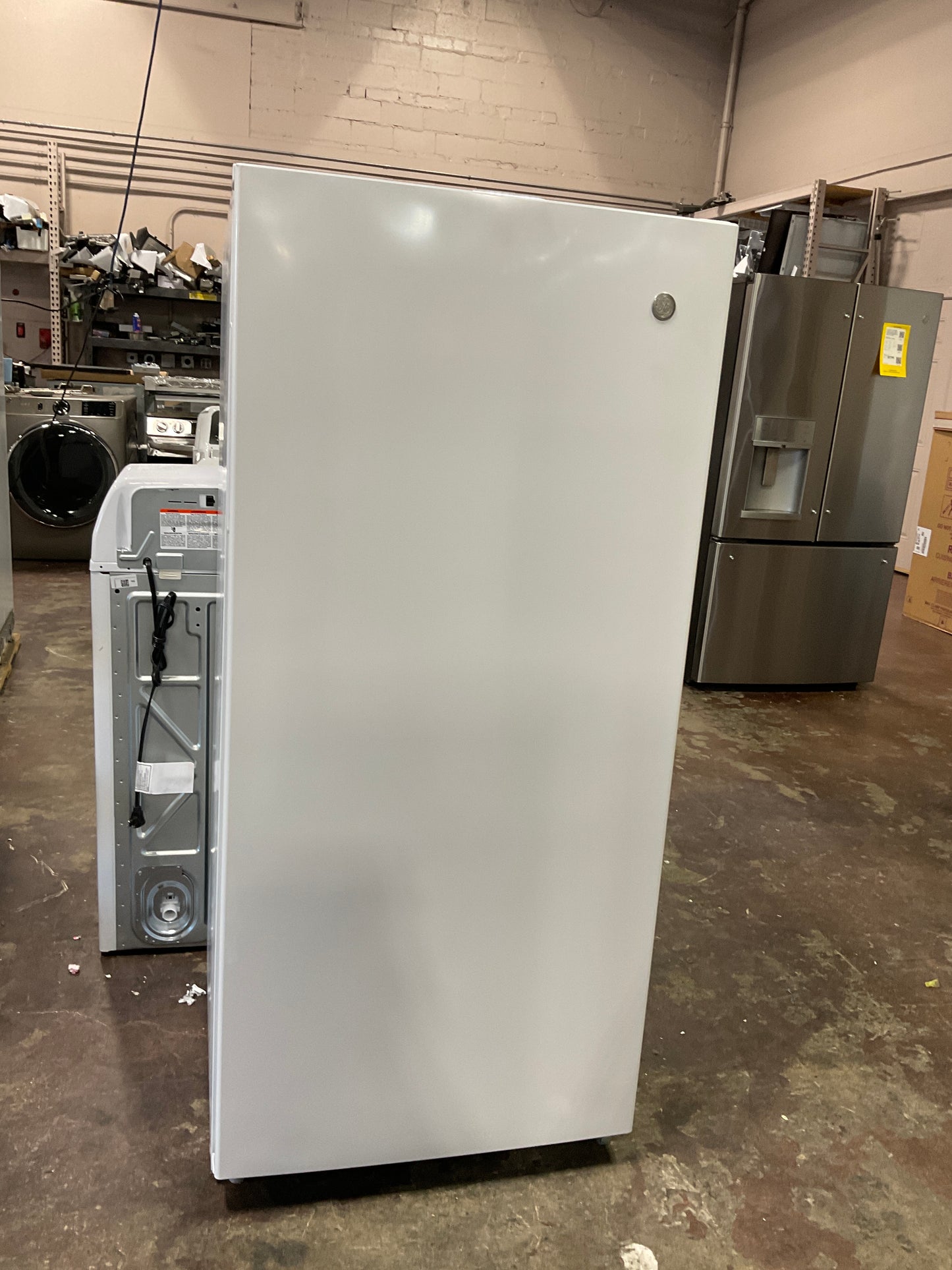 Front view, door closed