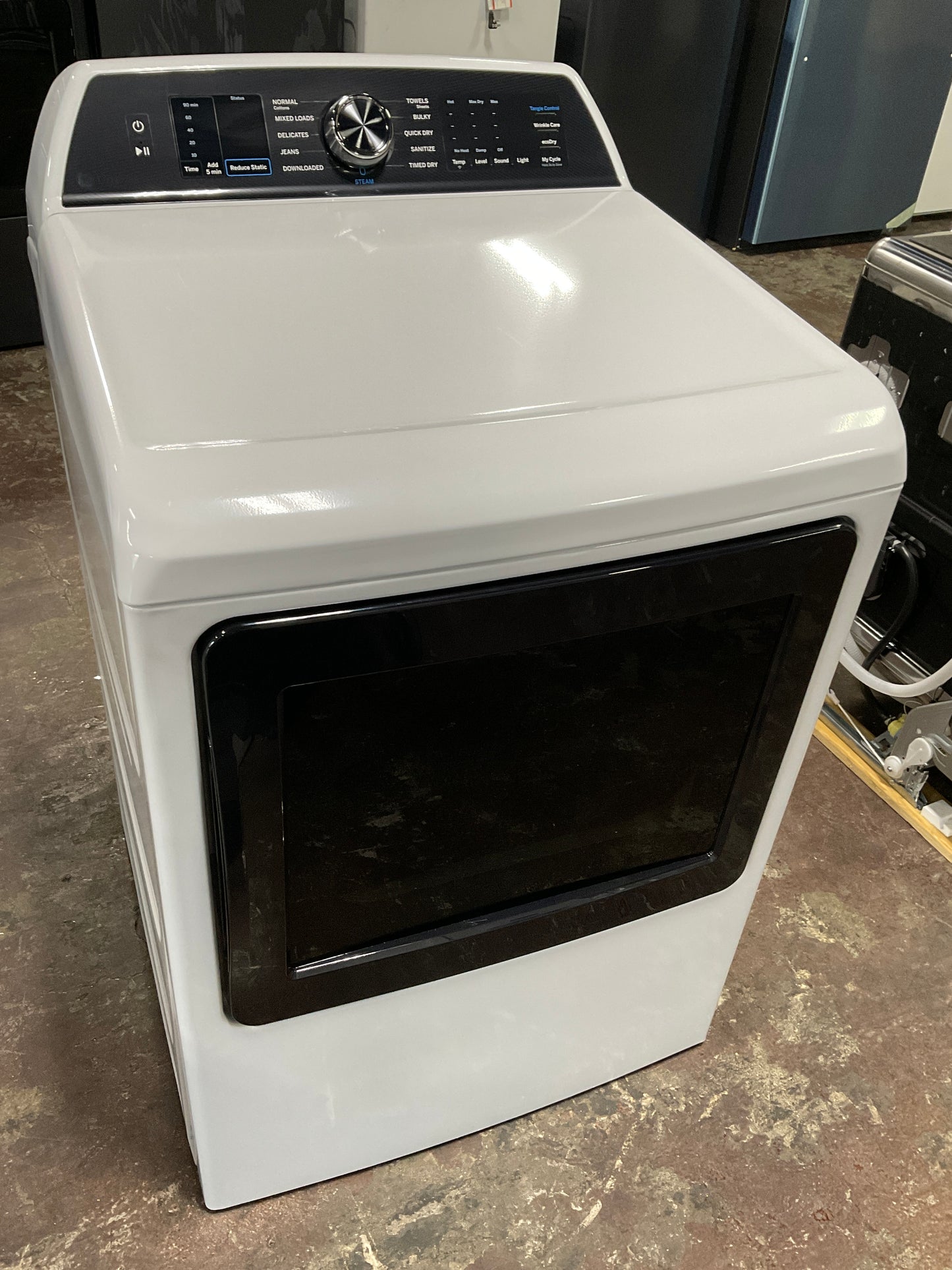 Front view, door closed