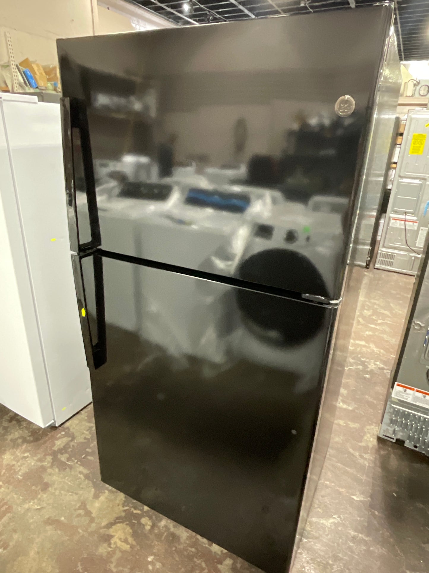 Front view, door closed