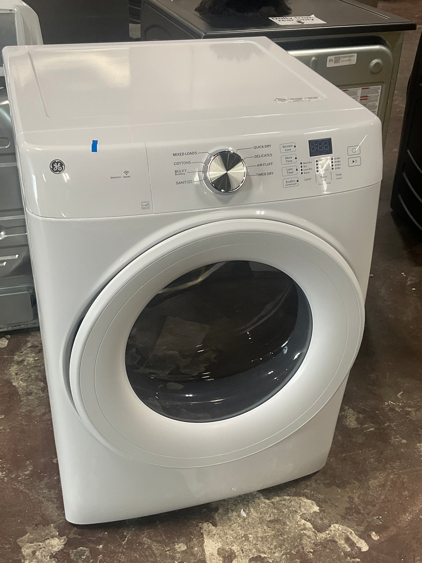 Front view, door closed