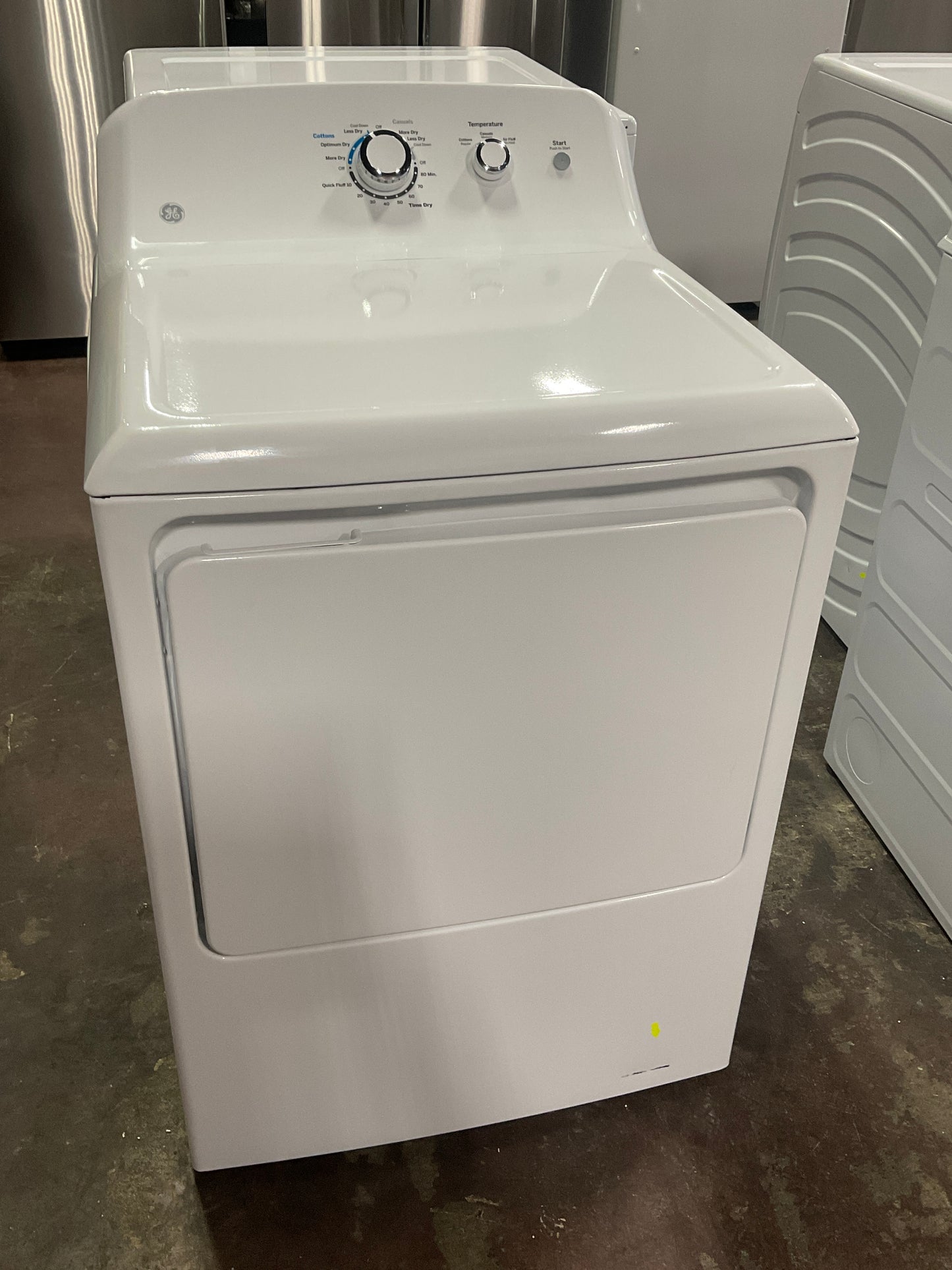 Front view, door closed