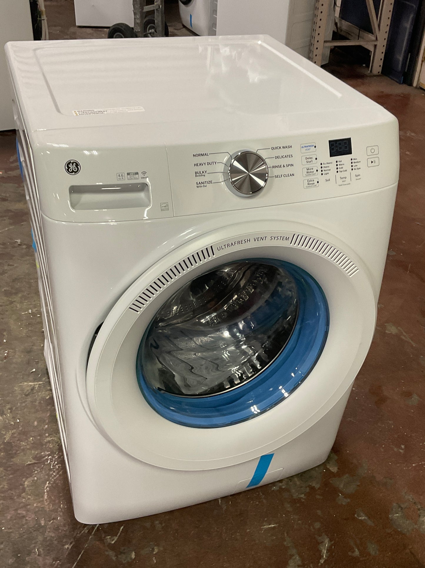 Front view, door closed