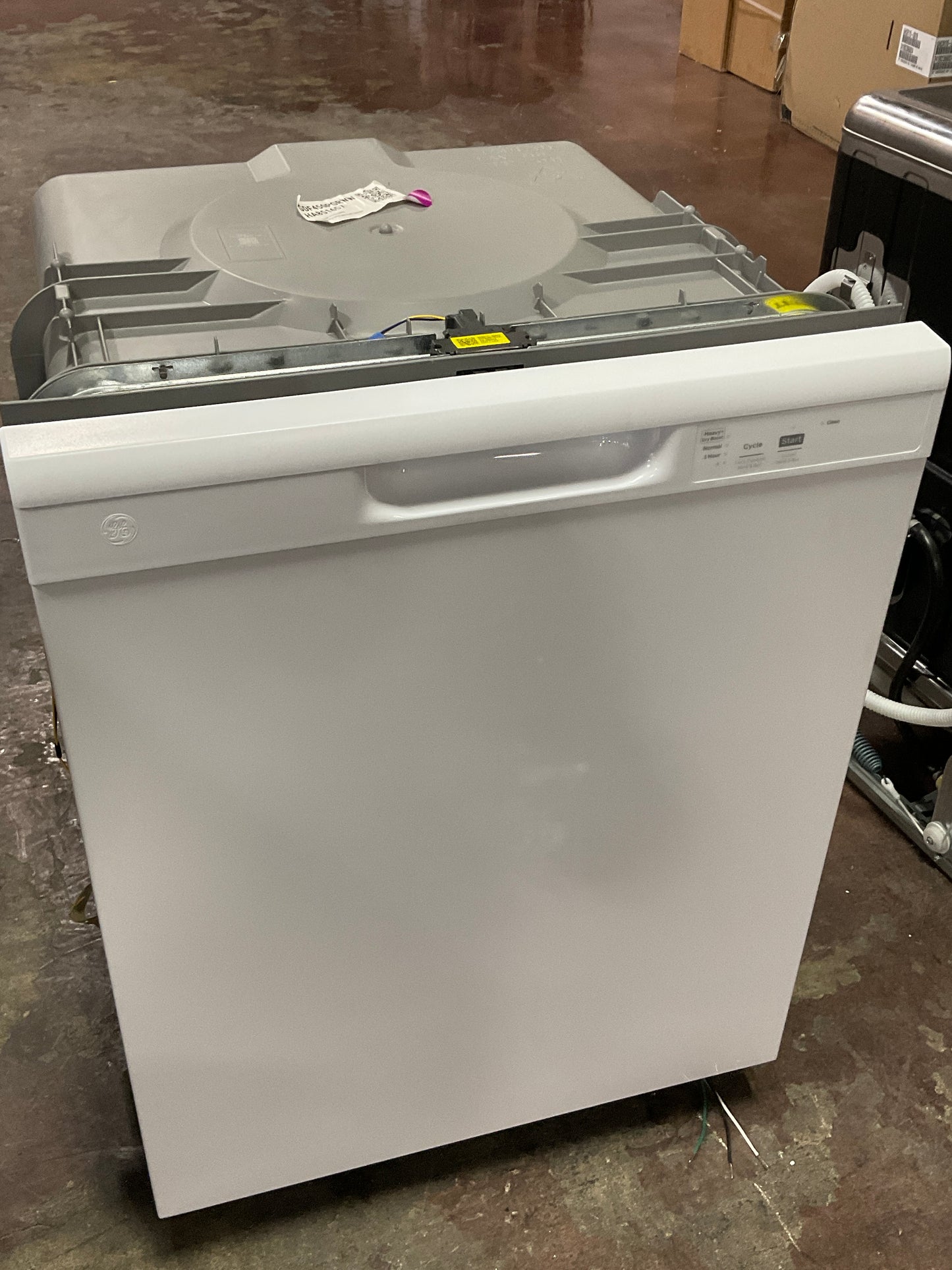 Front view, doors closed