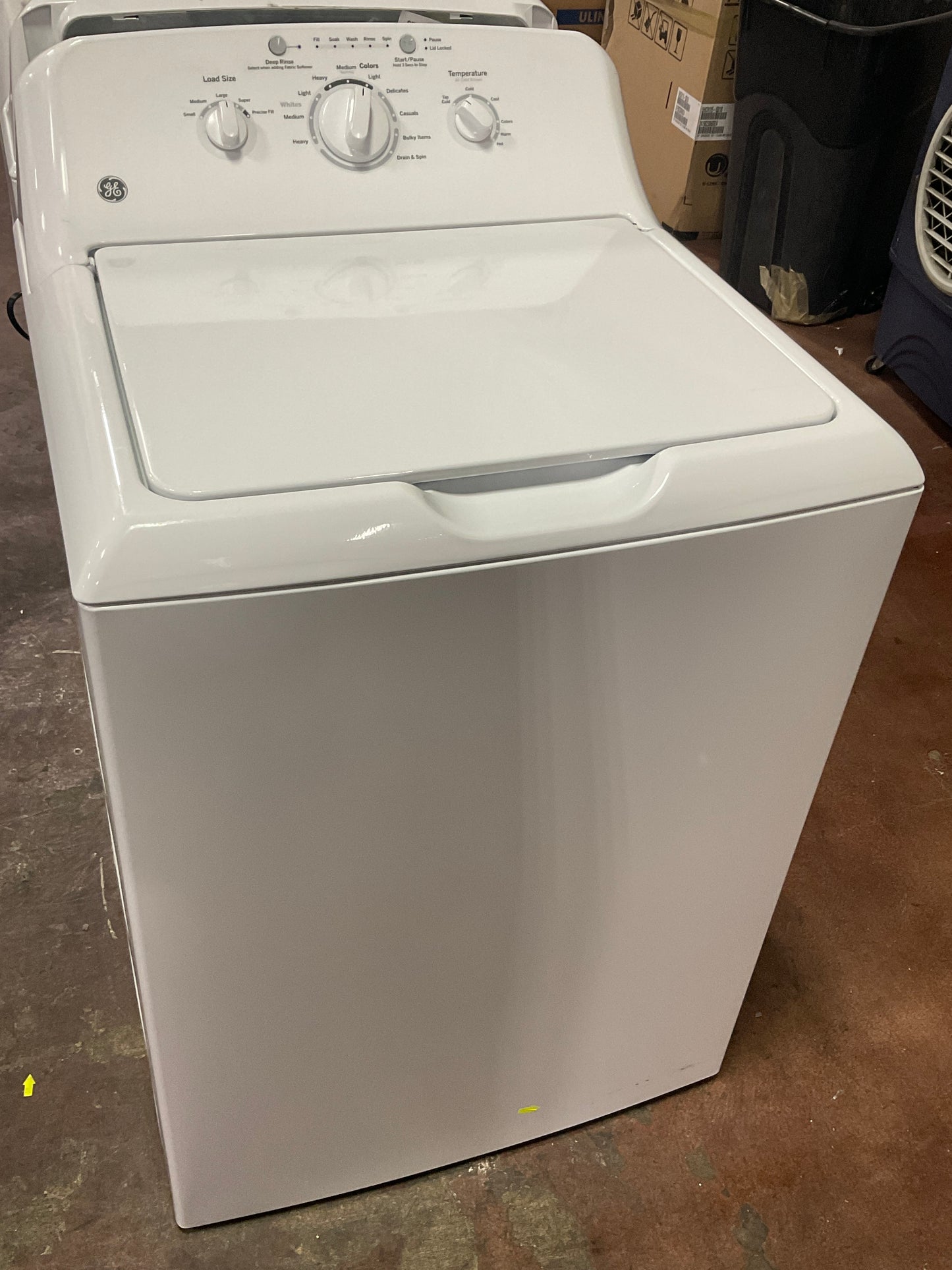 Front view, door closed