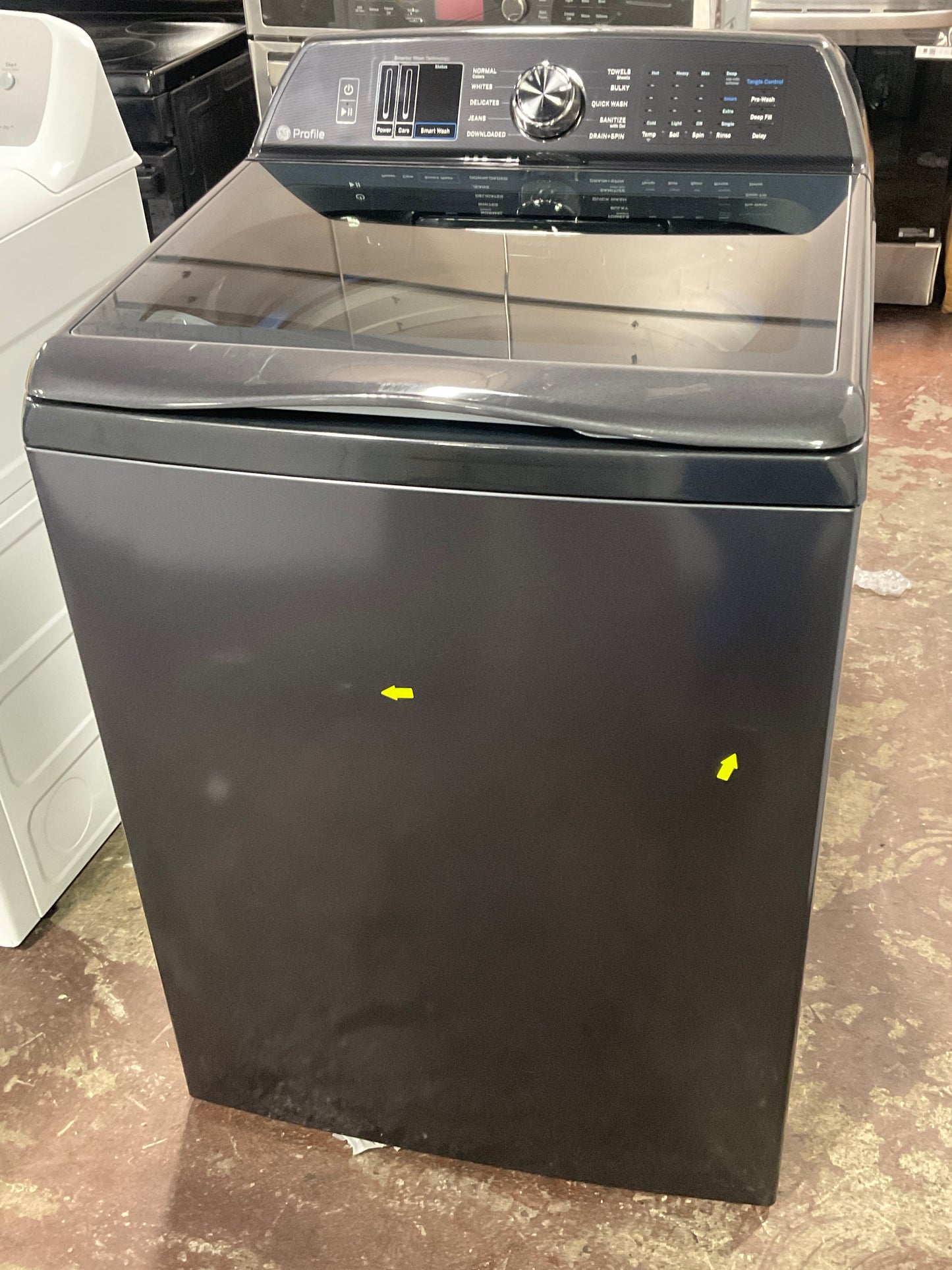 Front view, door closed