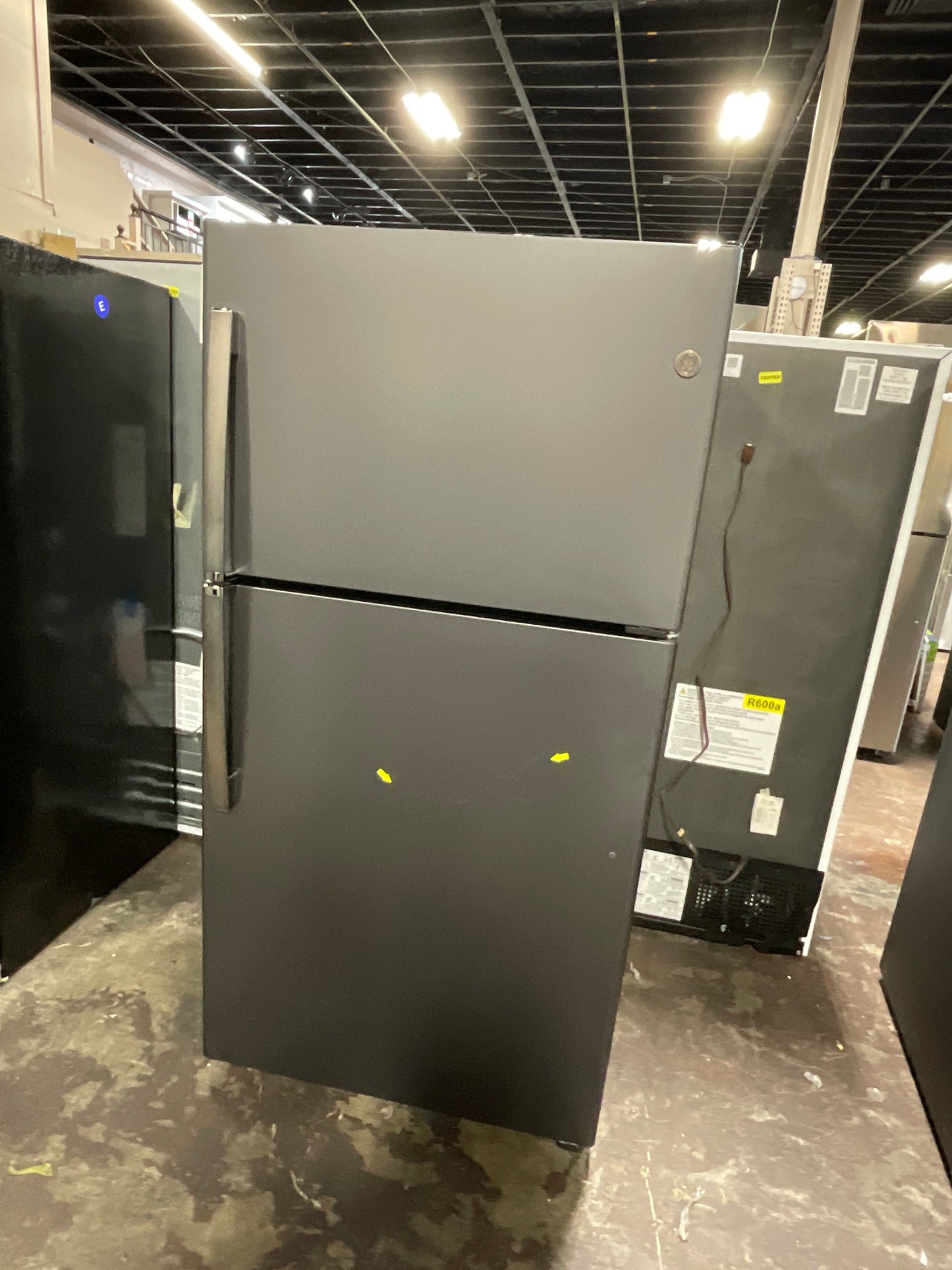 Front view, door closed