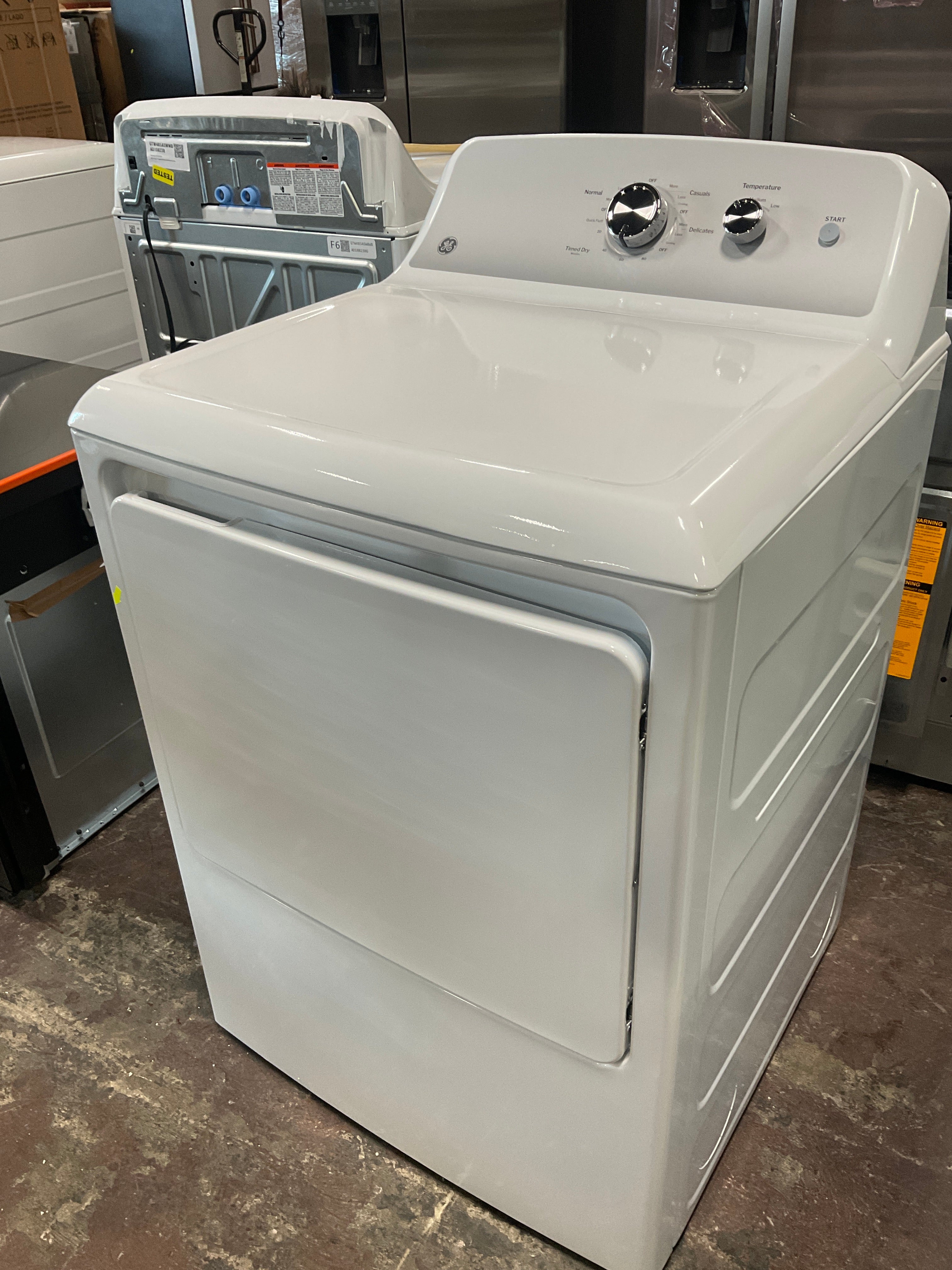 Front view, door closed