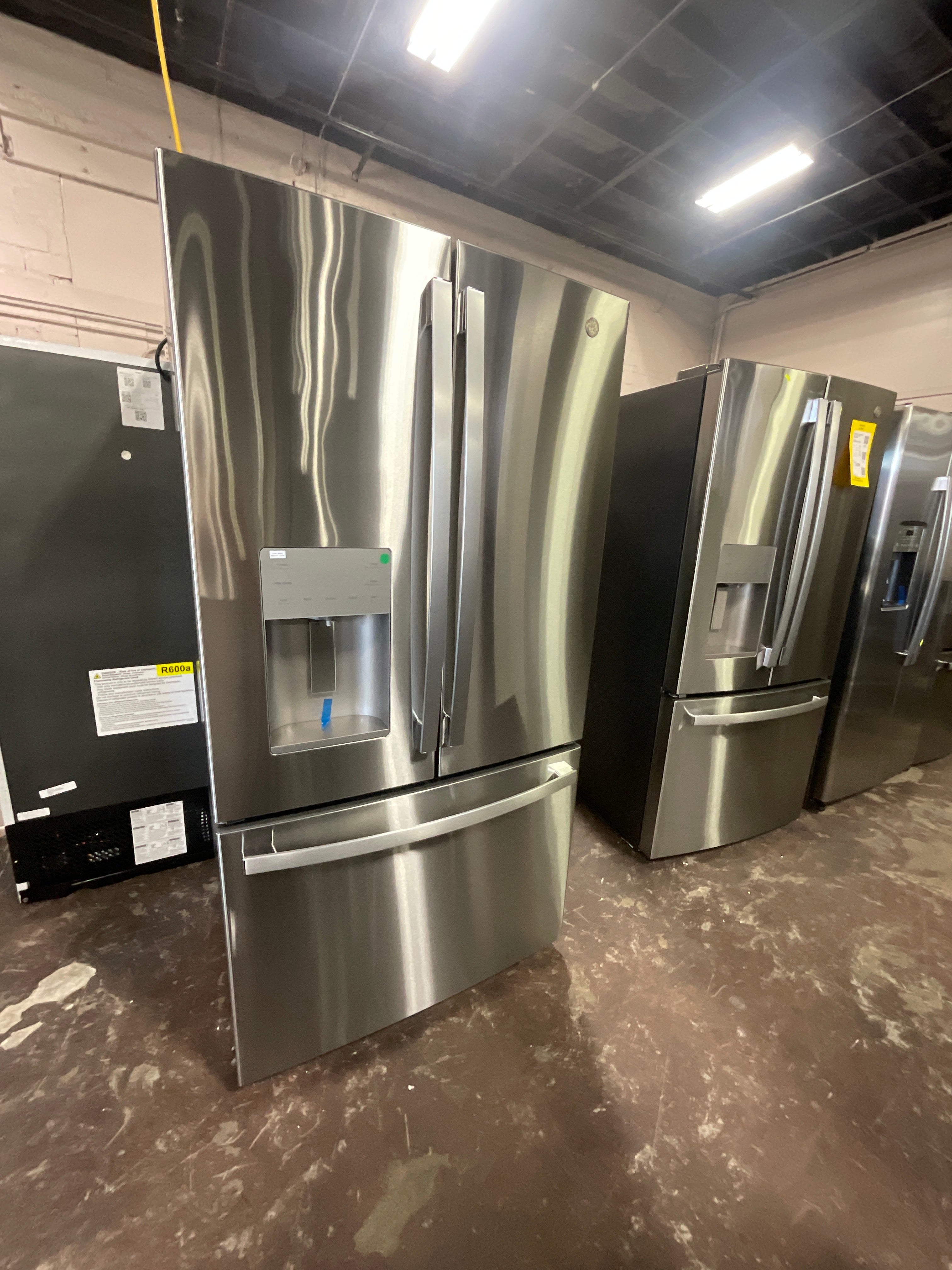 Front view, door closed