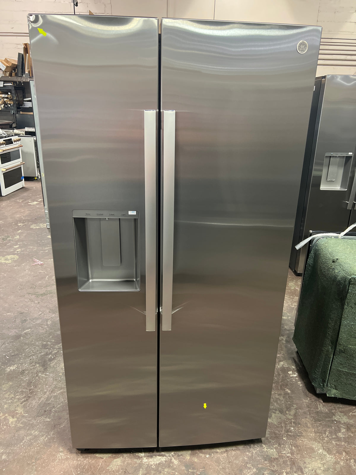 Front view, door closed