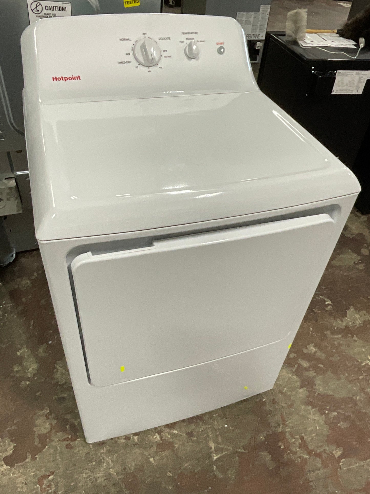 Front view, door closed