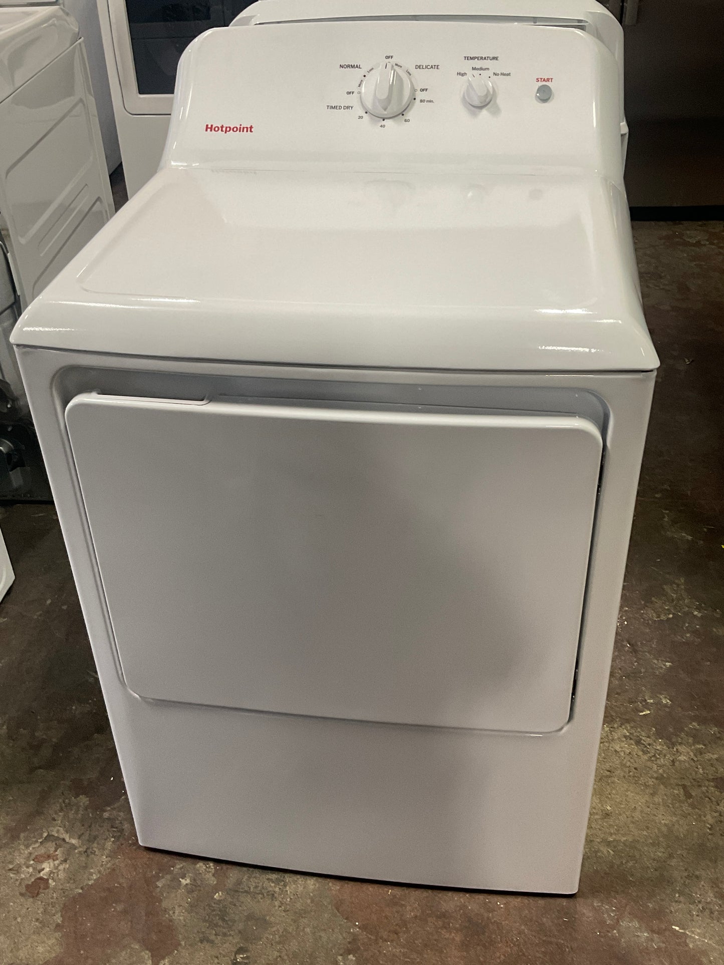 Front view, door closed