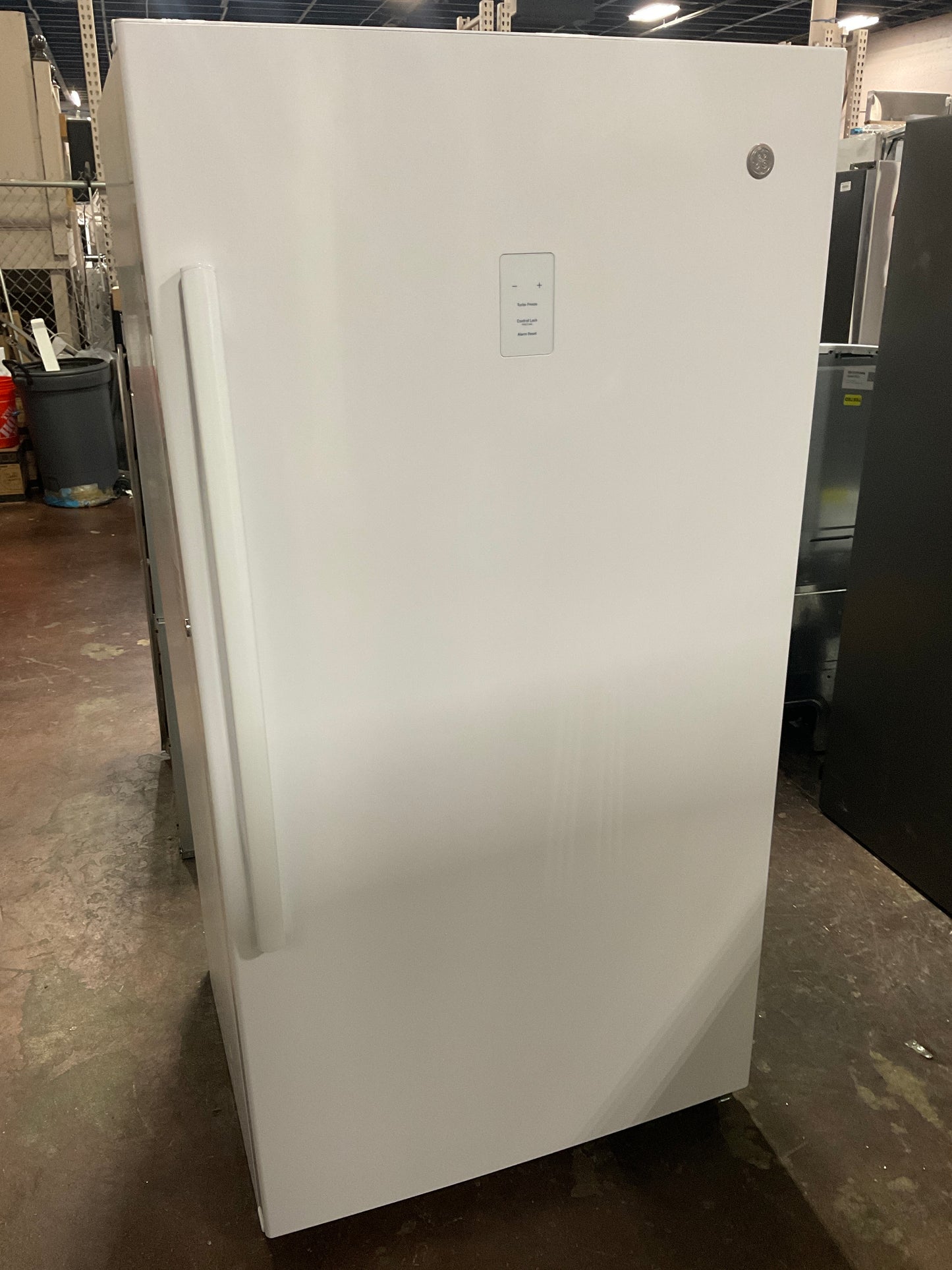 Front view, door closed