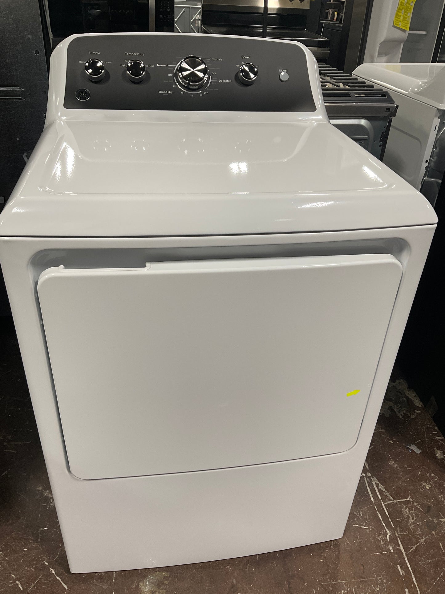 Front view, door closed