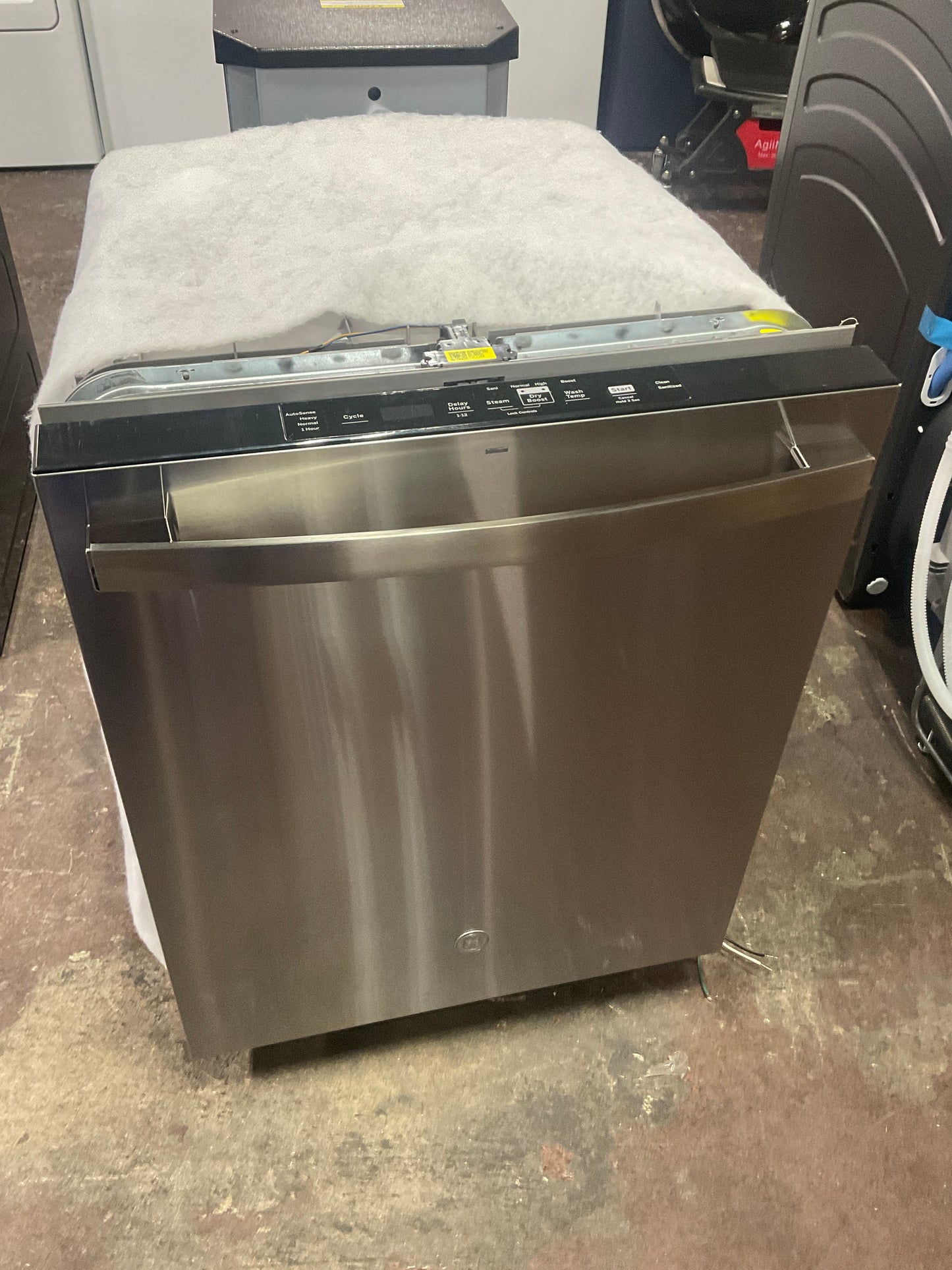 Front view, doors closed