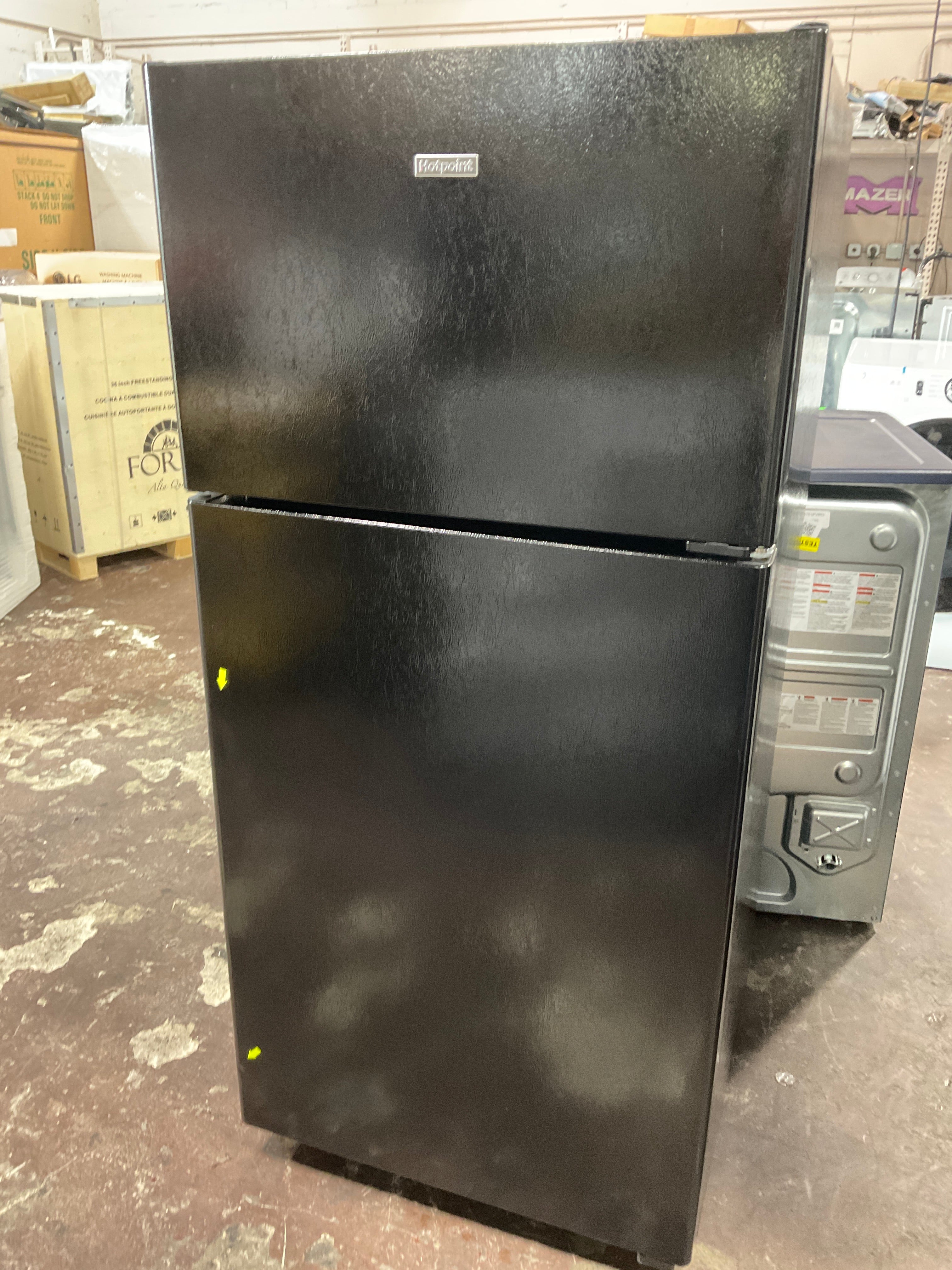 Front view, door closed