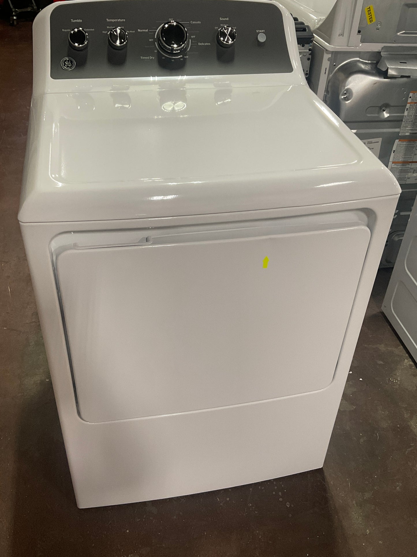 Front view, door closed