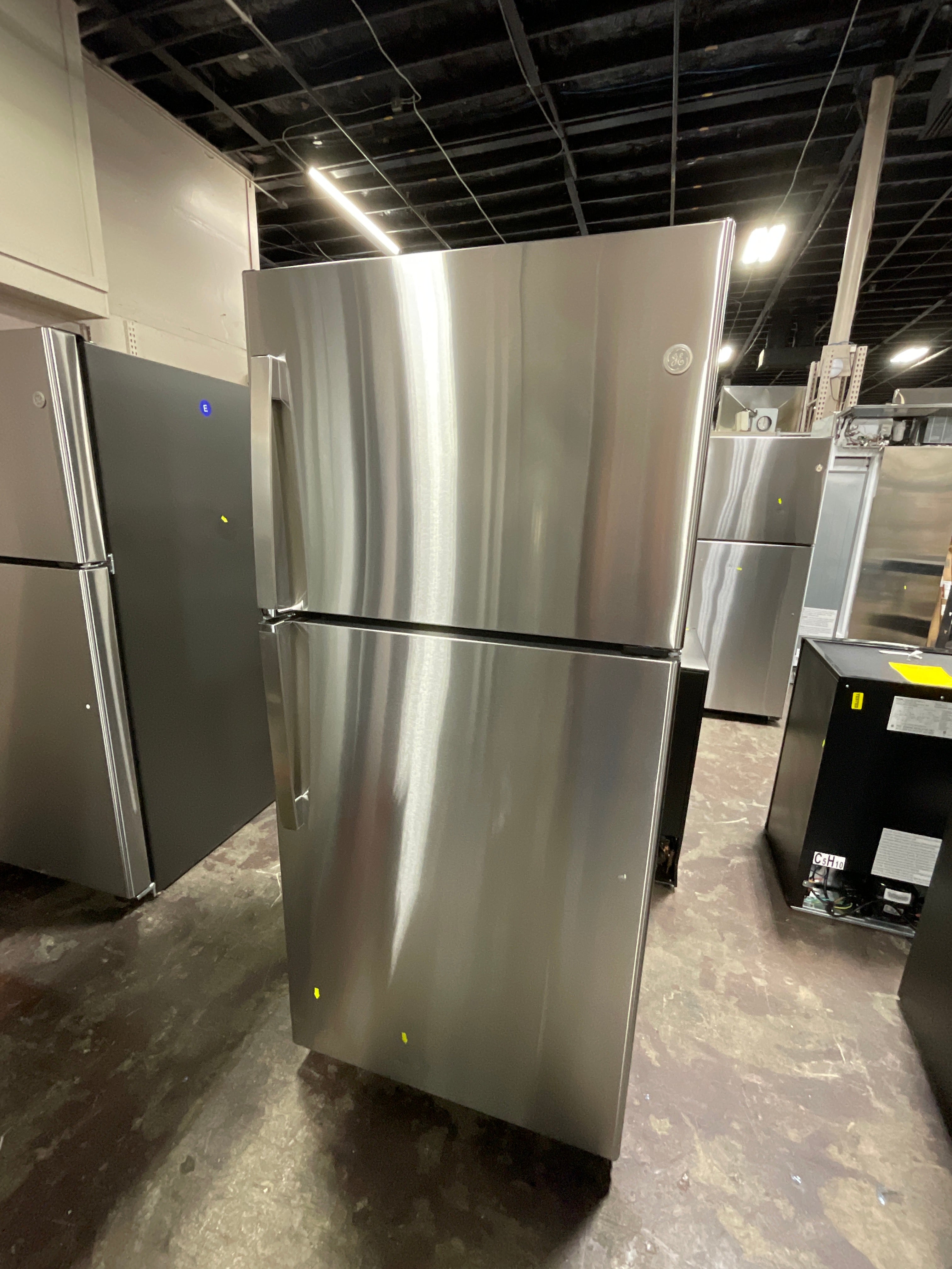 Front view, door closed