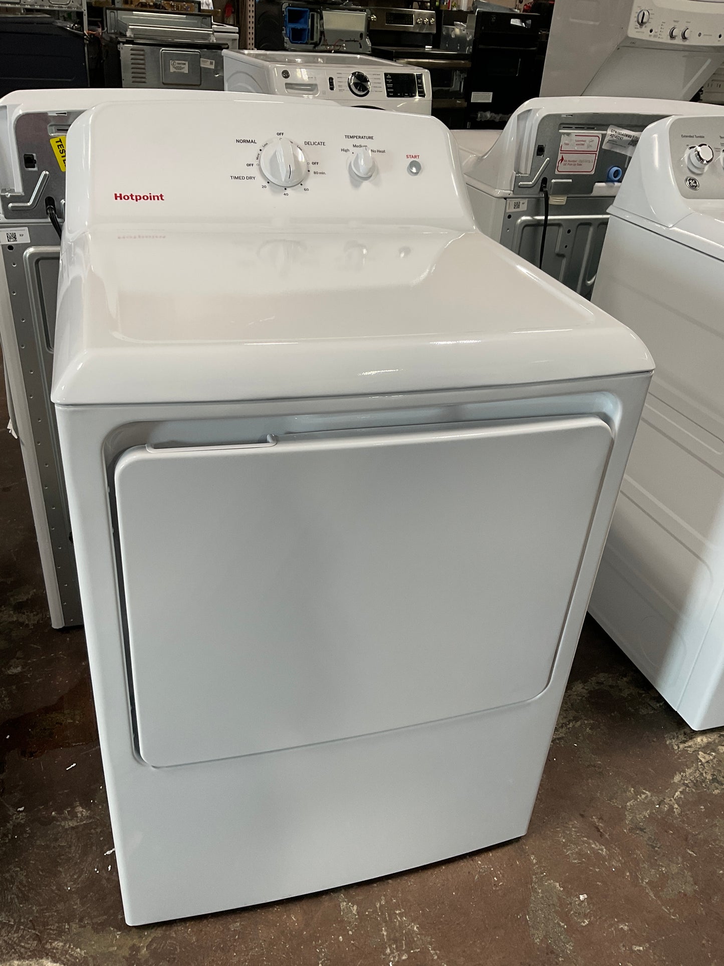 Front view, door closed