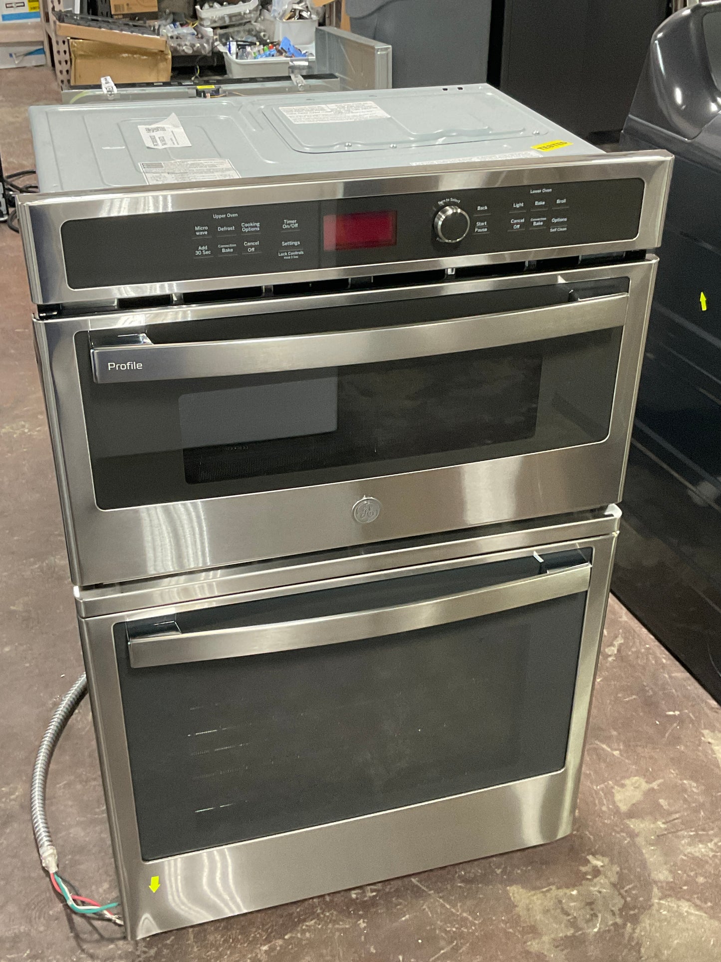 Front view, door closed