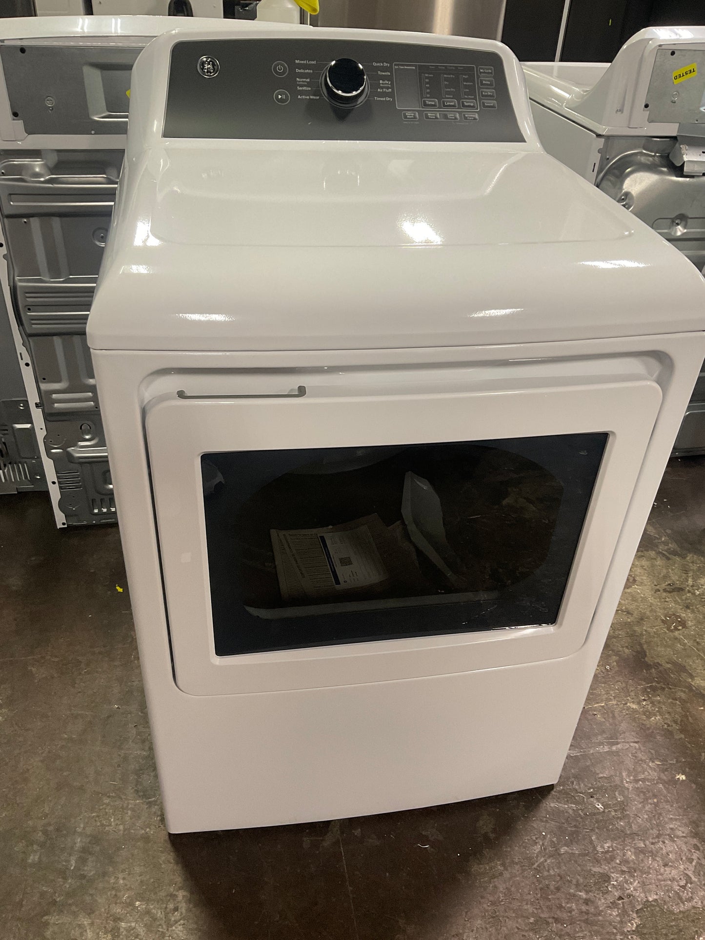 Front view, door closed